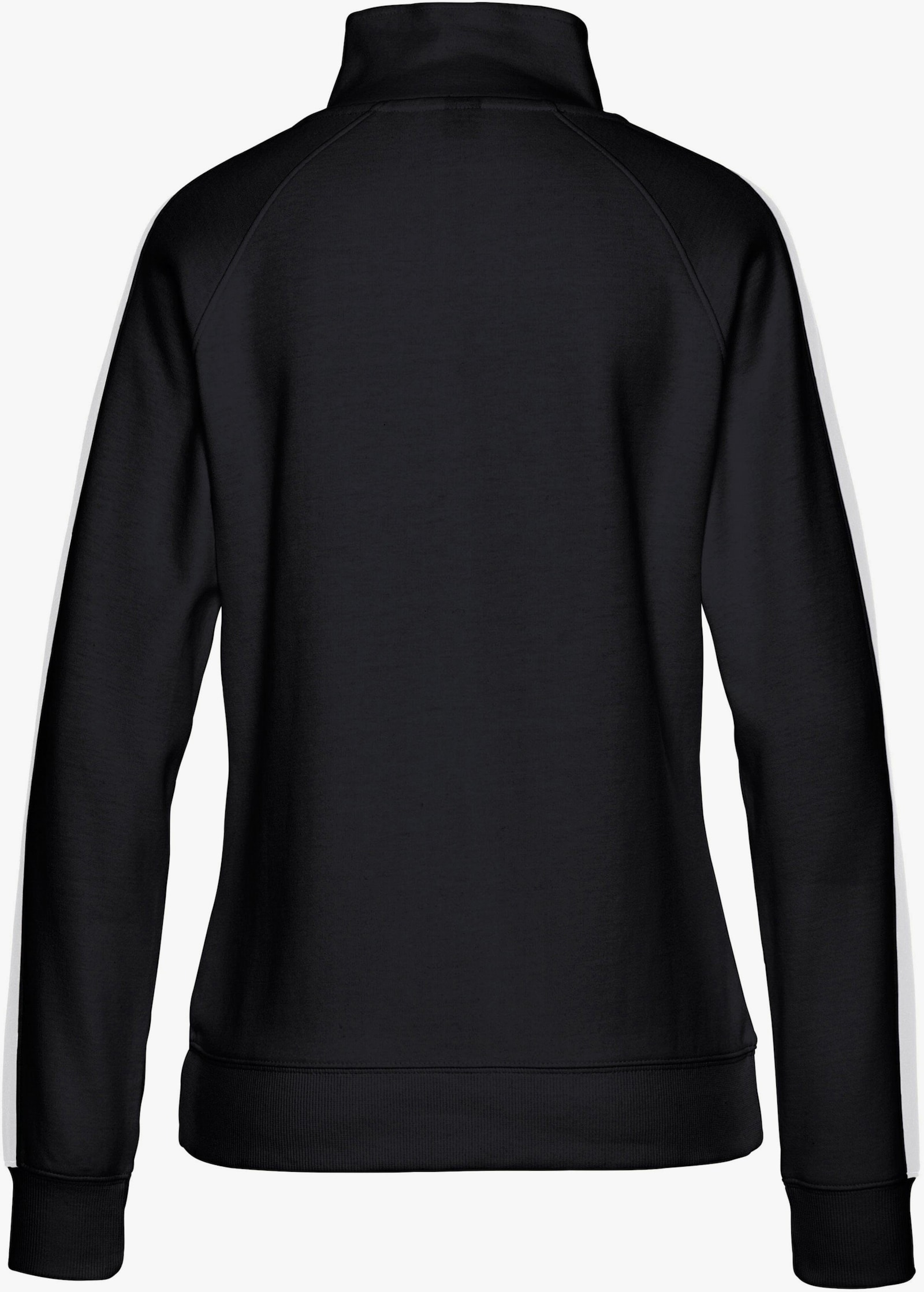 Bench. Loungewear Sweatjacke - schwarz-weiß