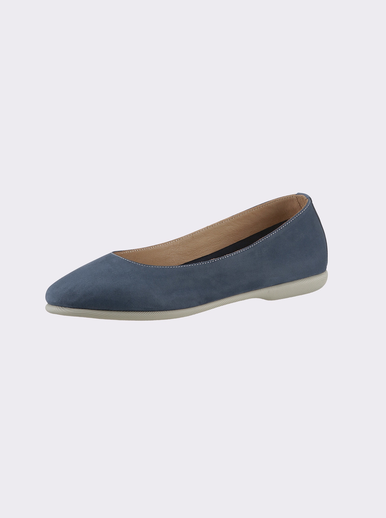 heine ballerina - jeansblauw