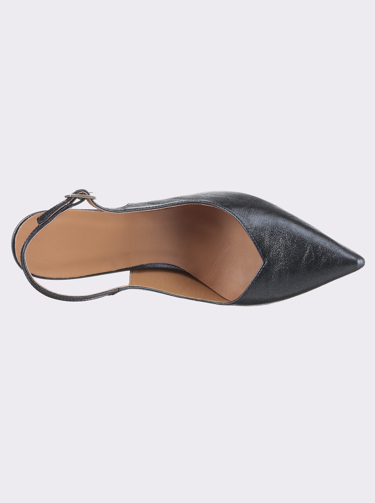 heine Slingpumps - marine-metallicfarben