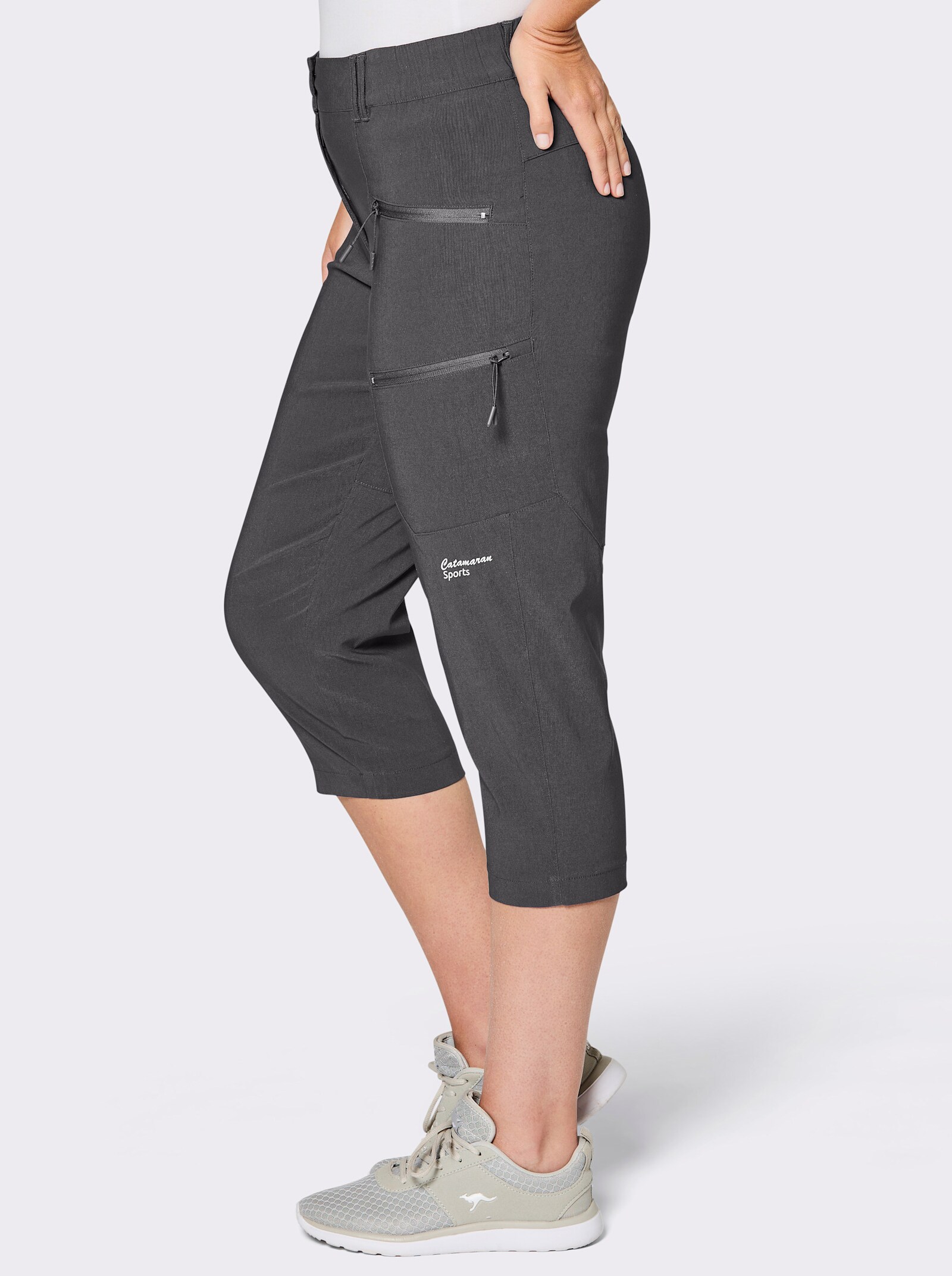 Catamaran Sports Trekkinghose mit Reißverschluss-Taschen hinten - anthrazit