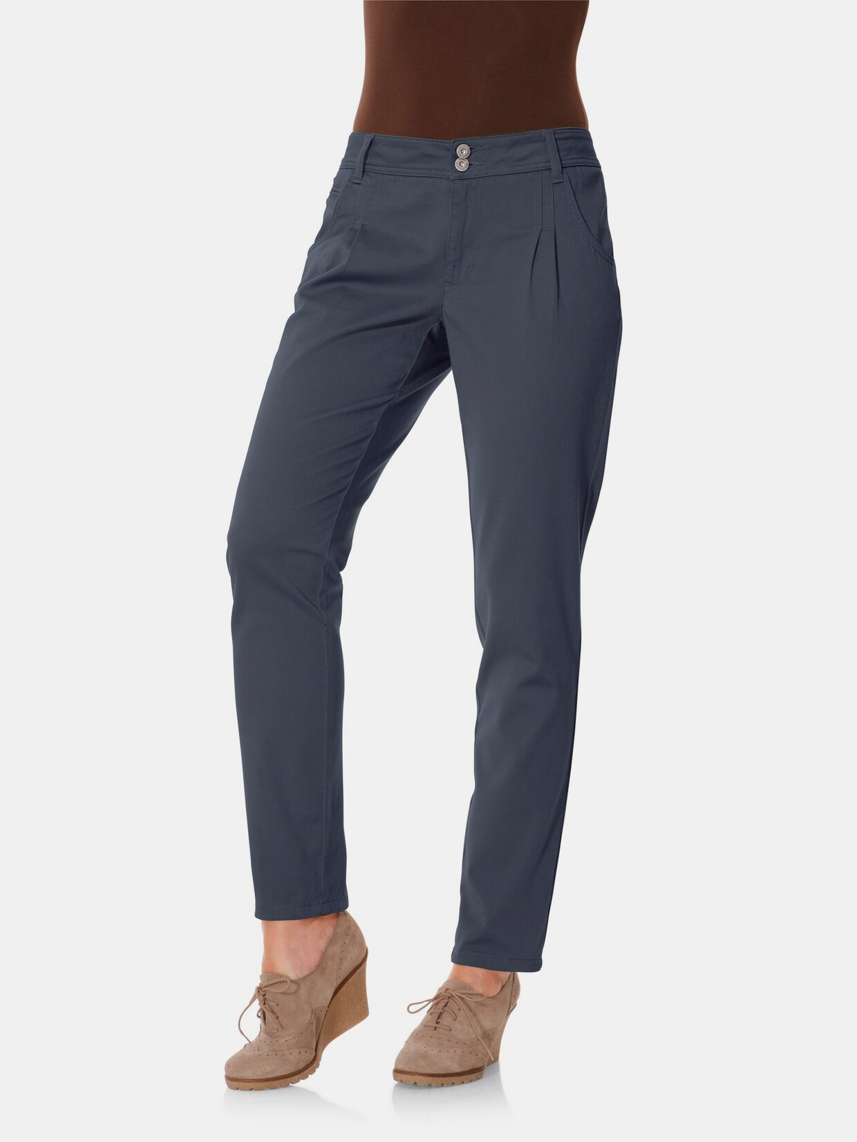 Linea Tesini Chino-Hose - marine