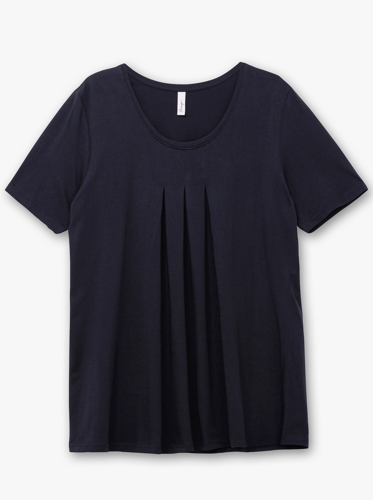 sheego T-Shirt - tiefblau