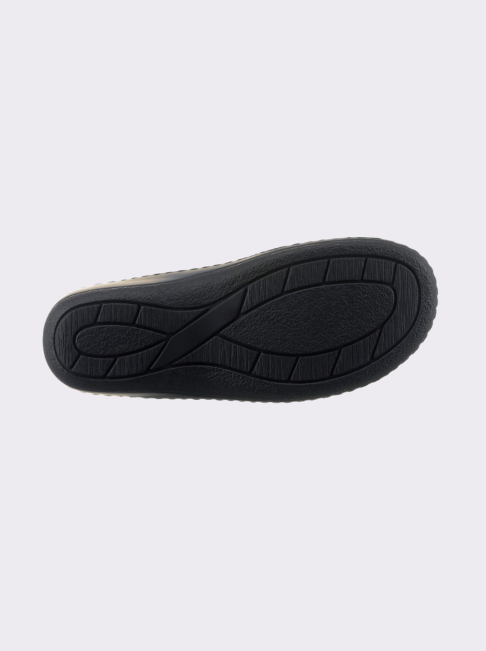 Belvida Pantolette mit Wechselfußbett aus Kork - schwarz