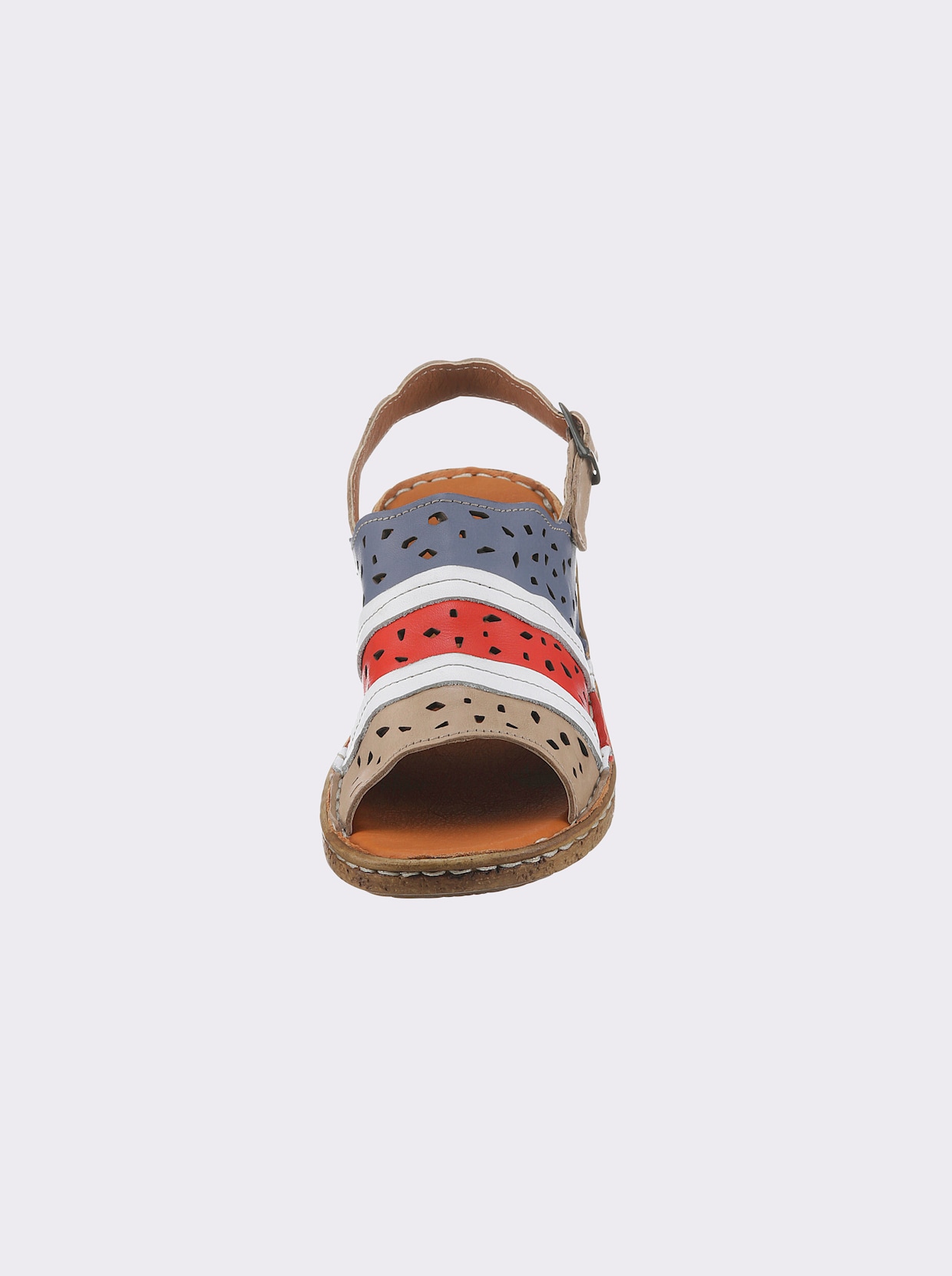 airsoft modern+ Sandalen - jeansblauw/rood