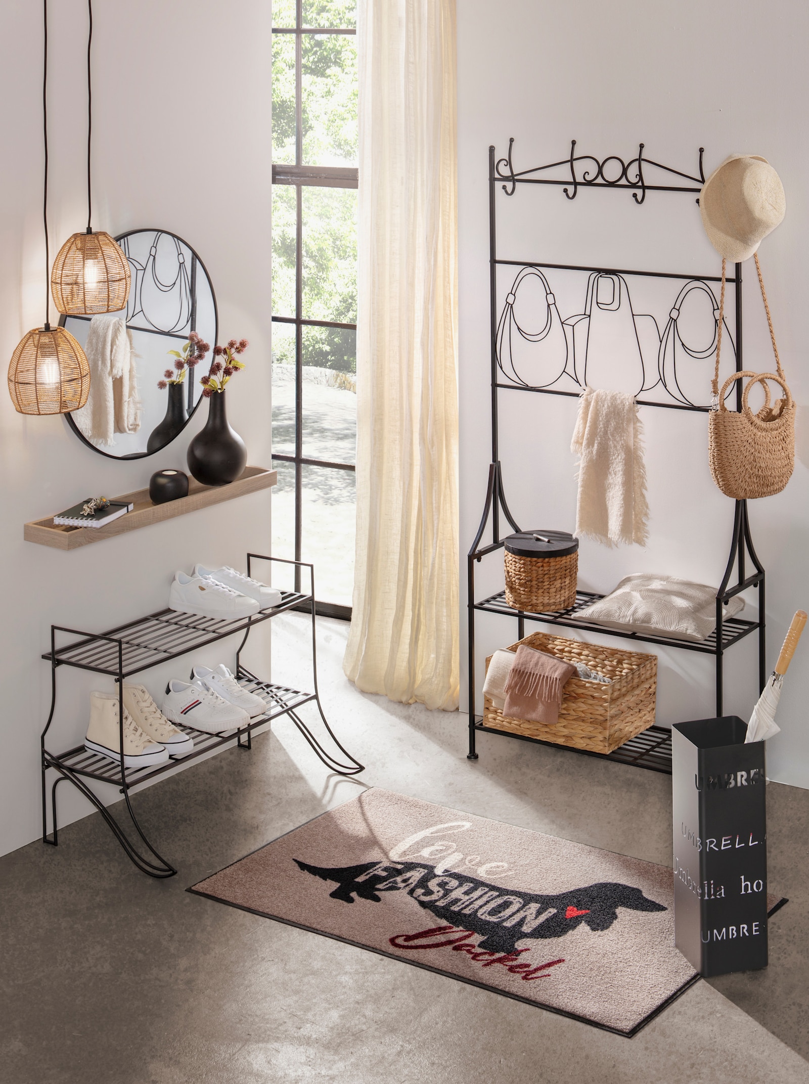 heine home Schoenenrek - zwart