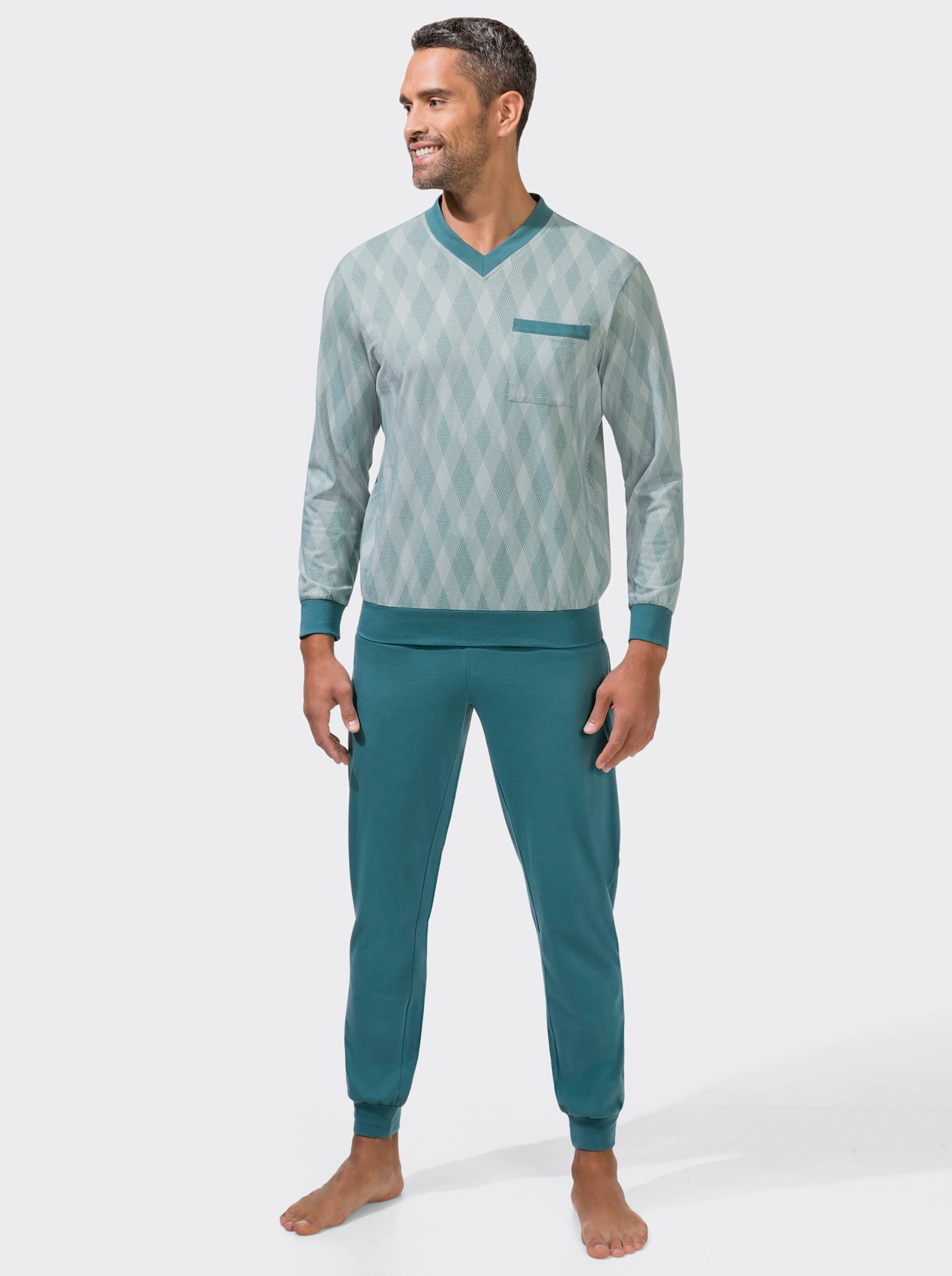 KINGsCLUB Pyjamas - mint + blå