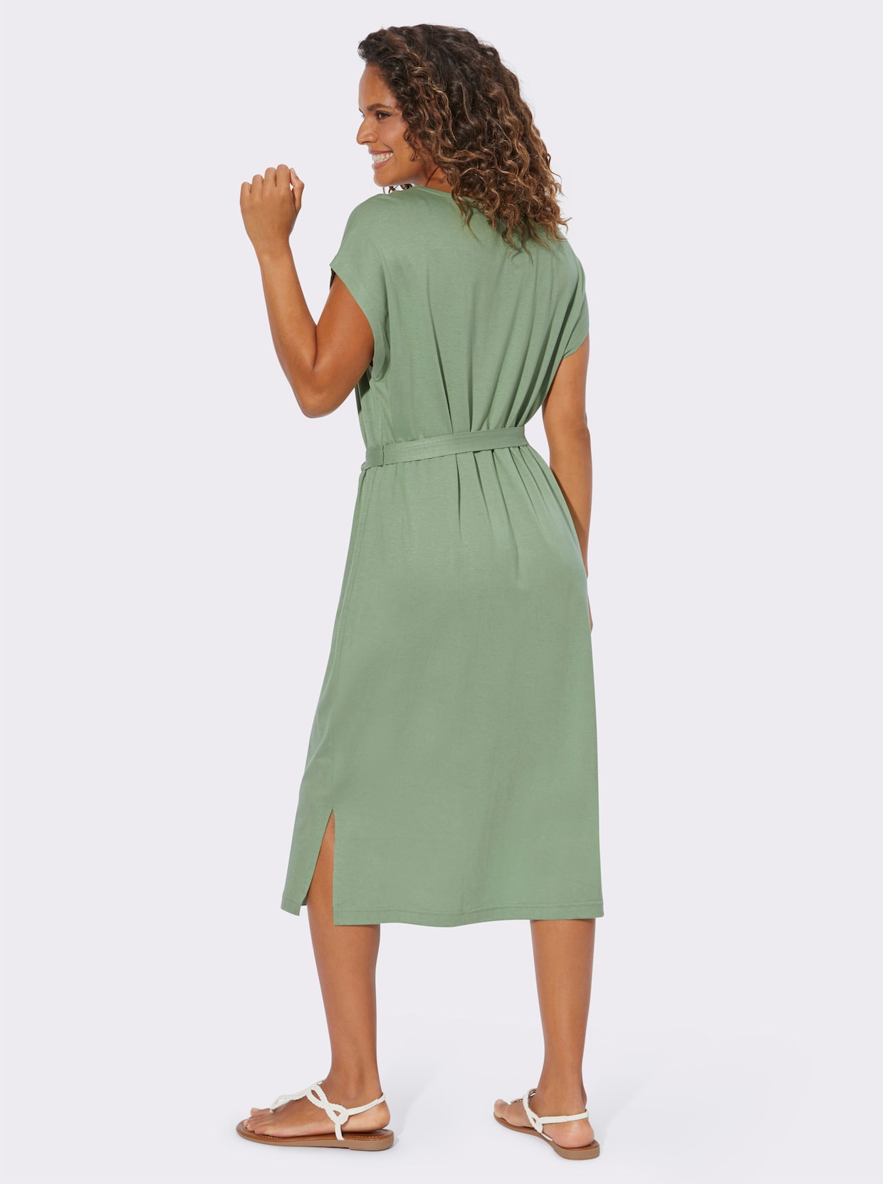 Jerseykleid - eucalyptus
