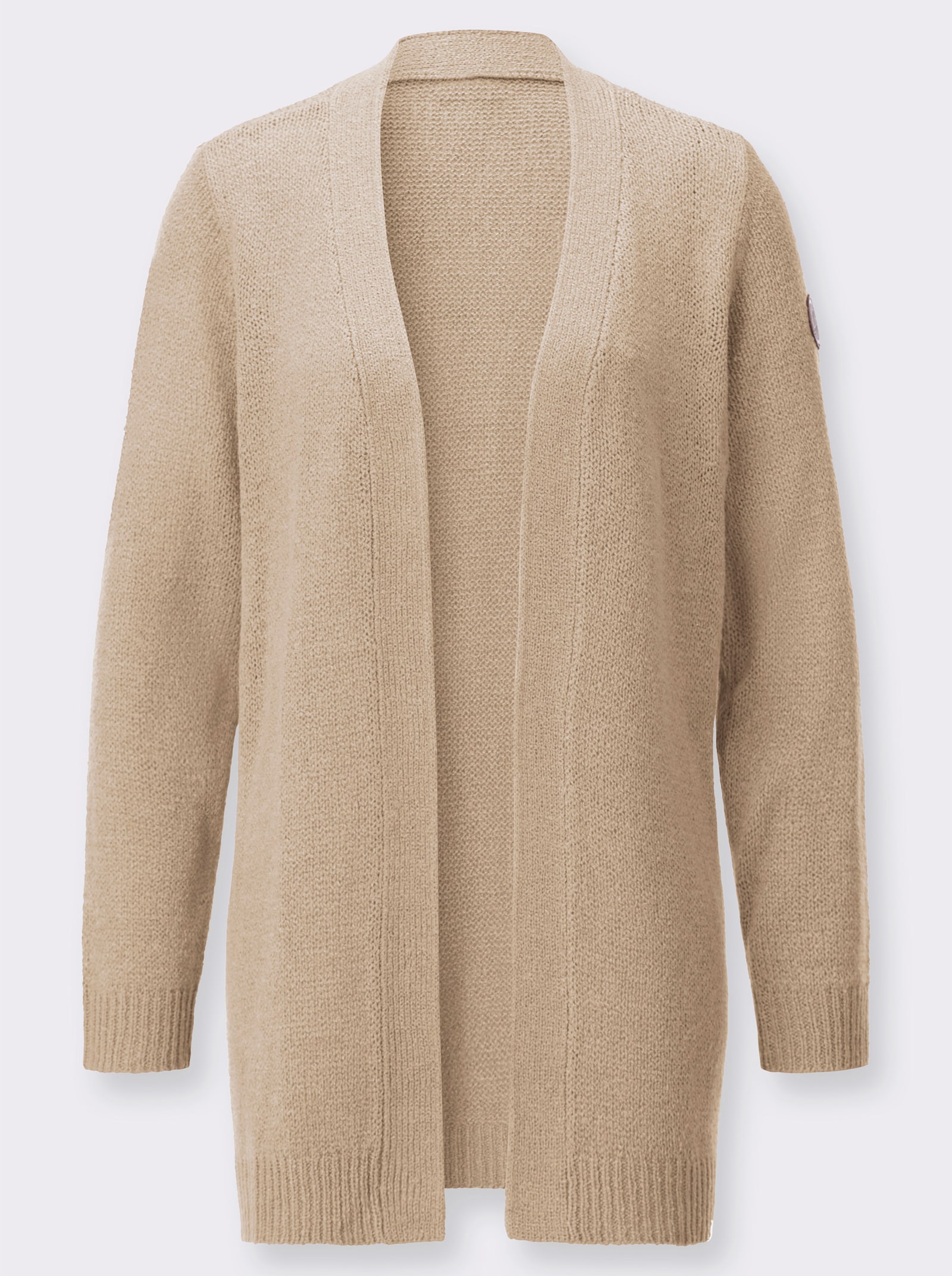 Strickjacke in pflegeleichter Qualität - sand