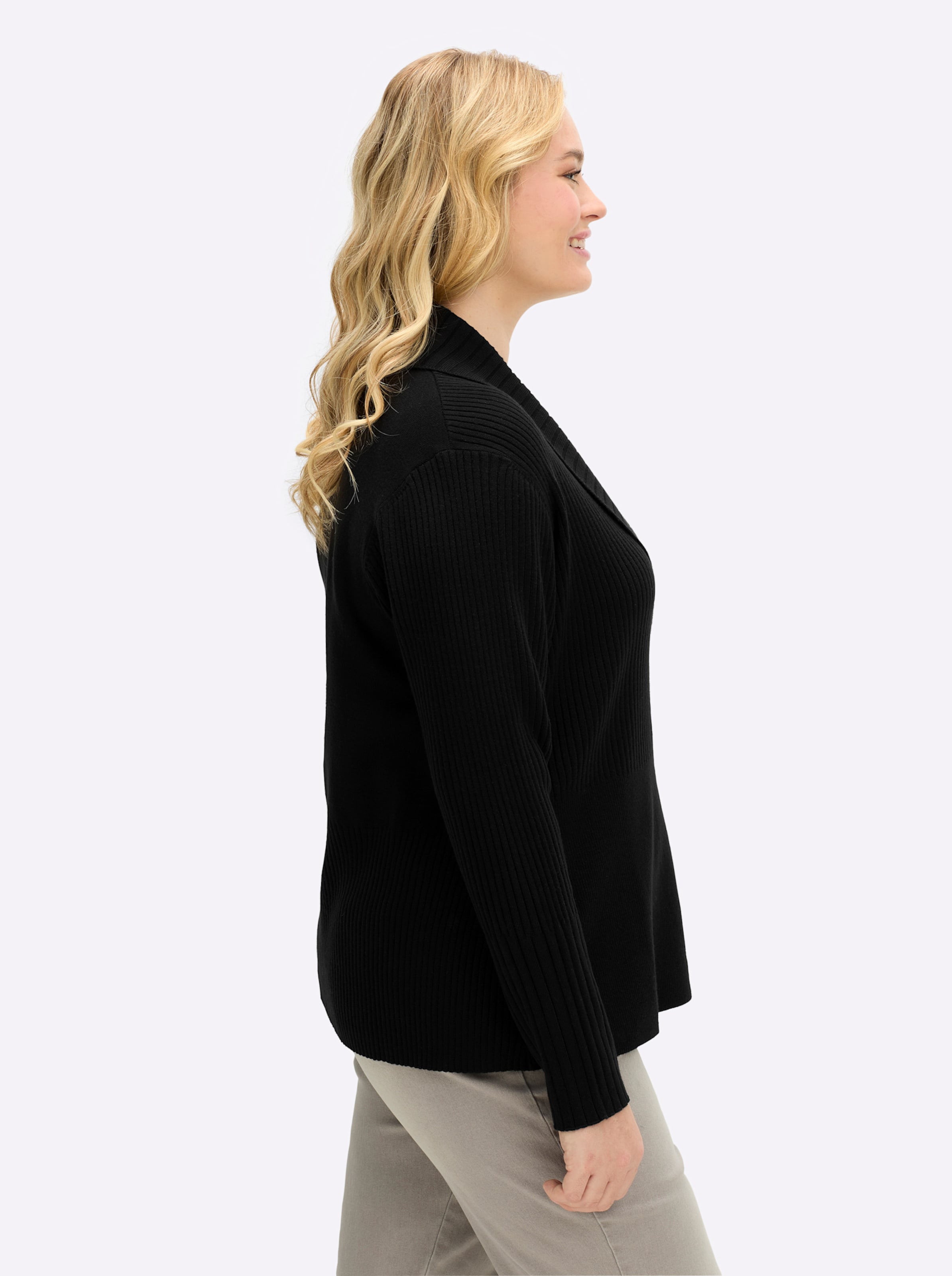 Sheego By Joe Browns Damen Schwarz Pullover - Bild 3