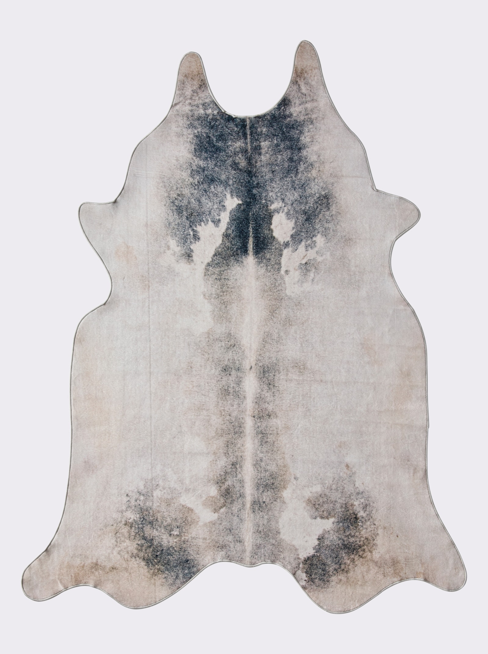 Impressionen Teppich - natur-schwarz