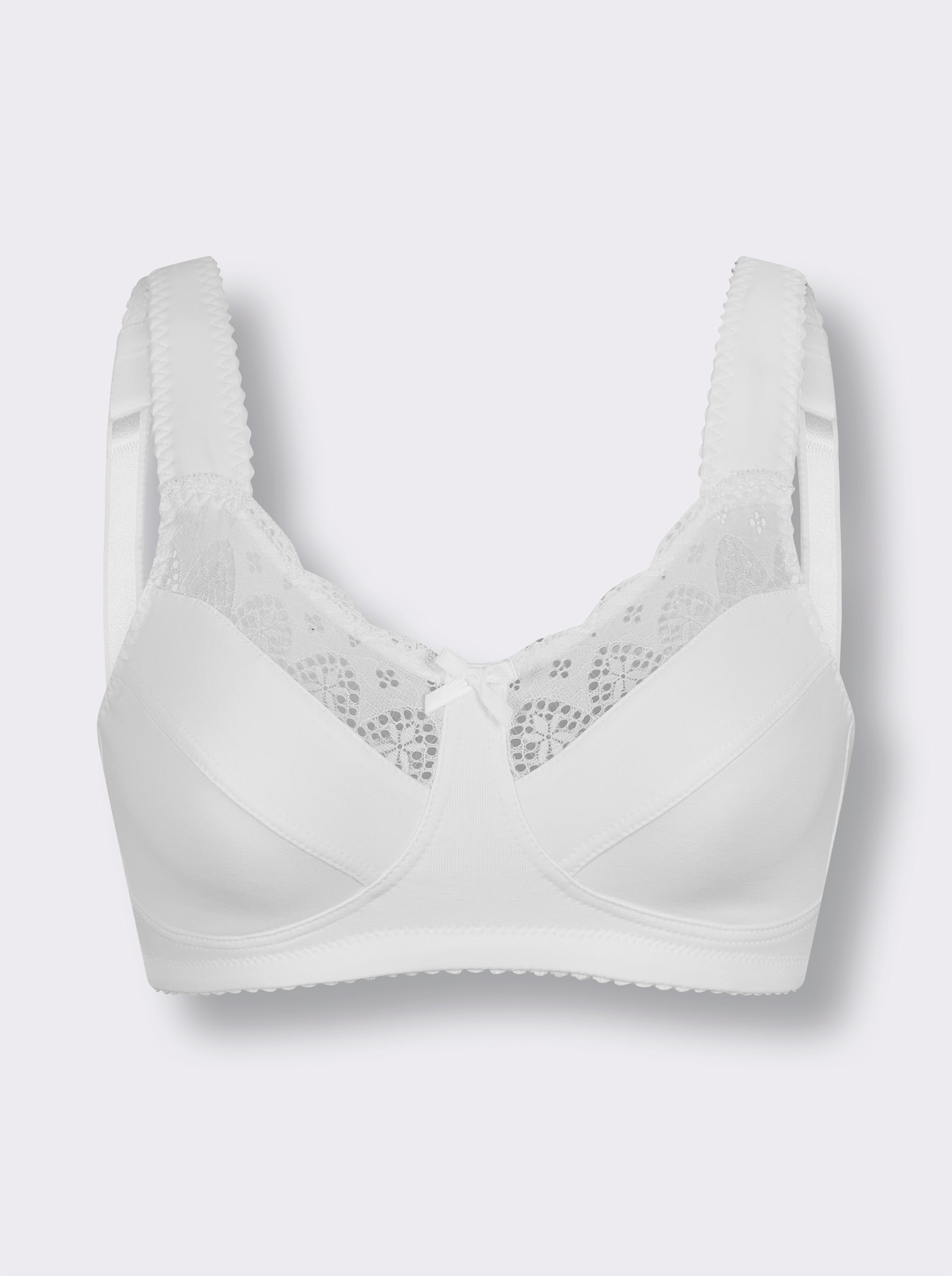 wäschepur Entlastungs-BH ohne Bügel - weiß