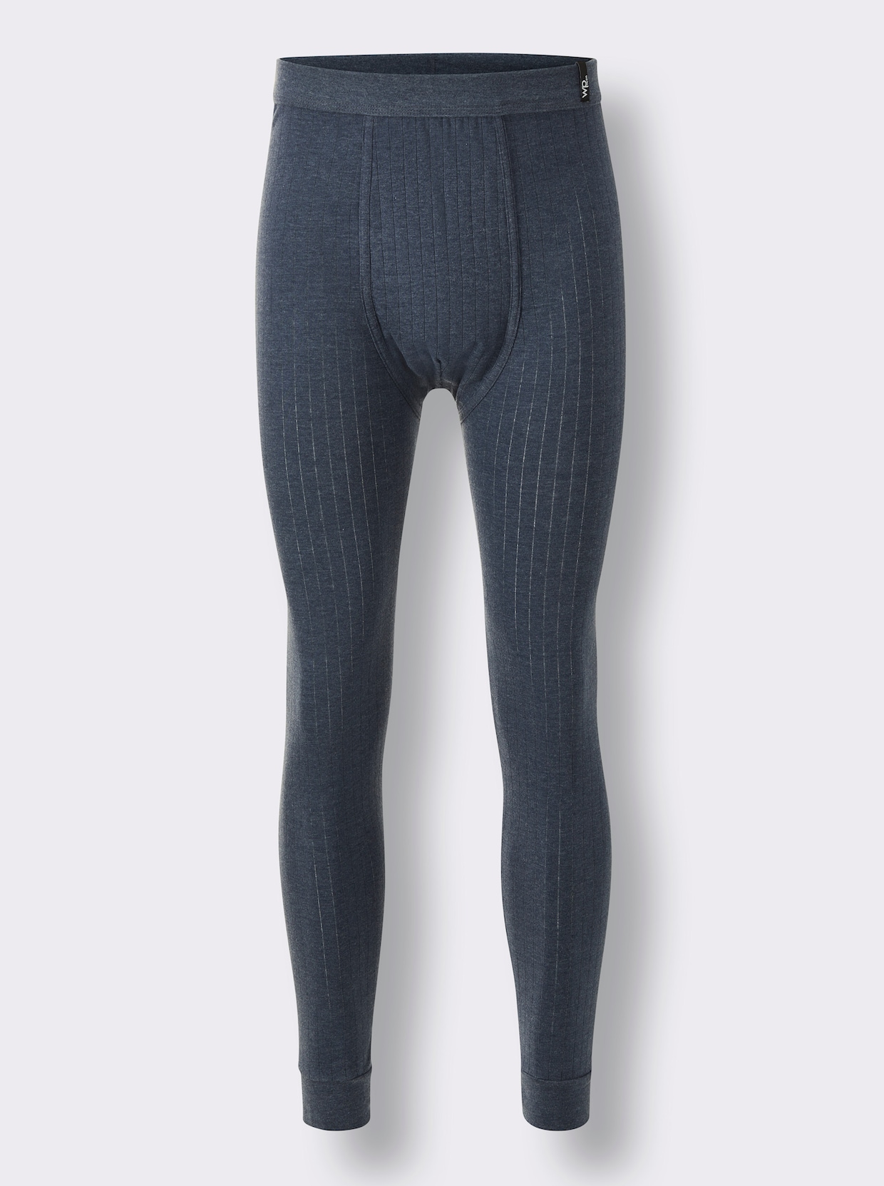 wäschepur men Herenlegging, lang - donkerblauw gemêleerd