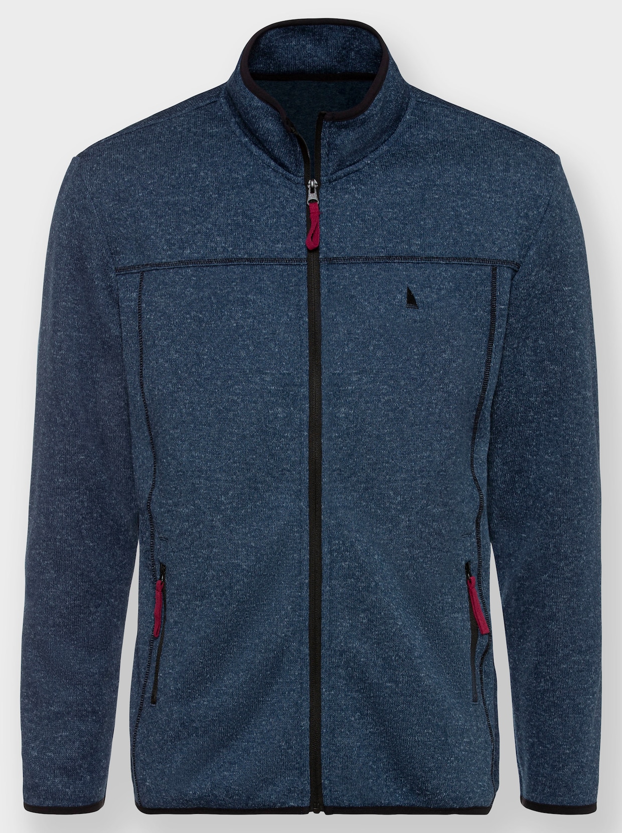 Catamaran Fleece-Jacke - blau-meliert