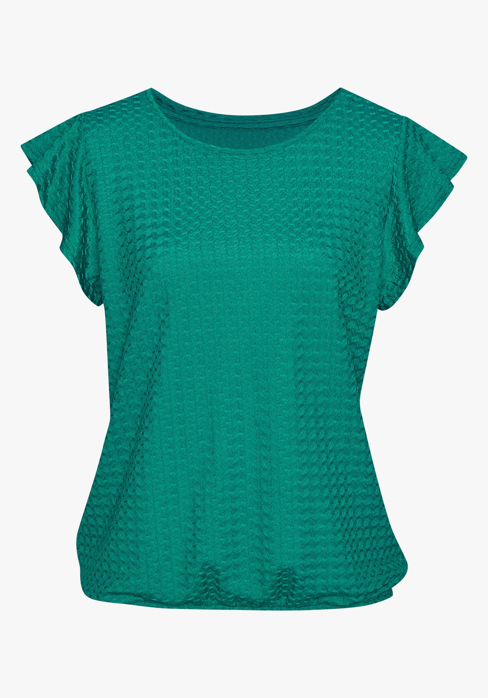 LASCANA T-Shirt - smaragdgrün
