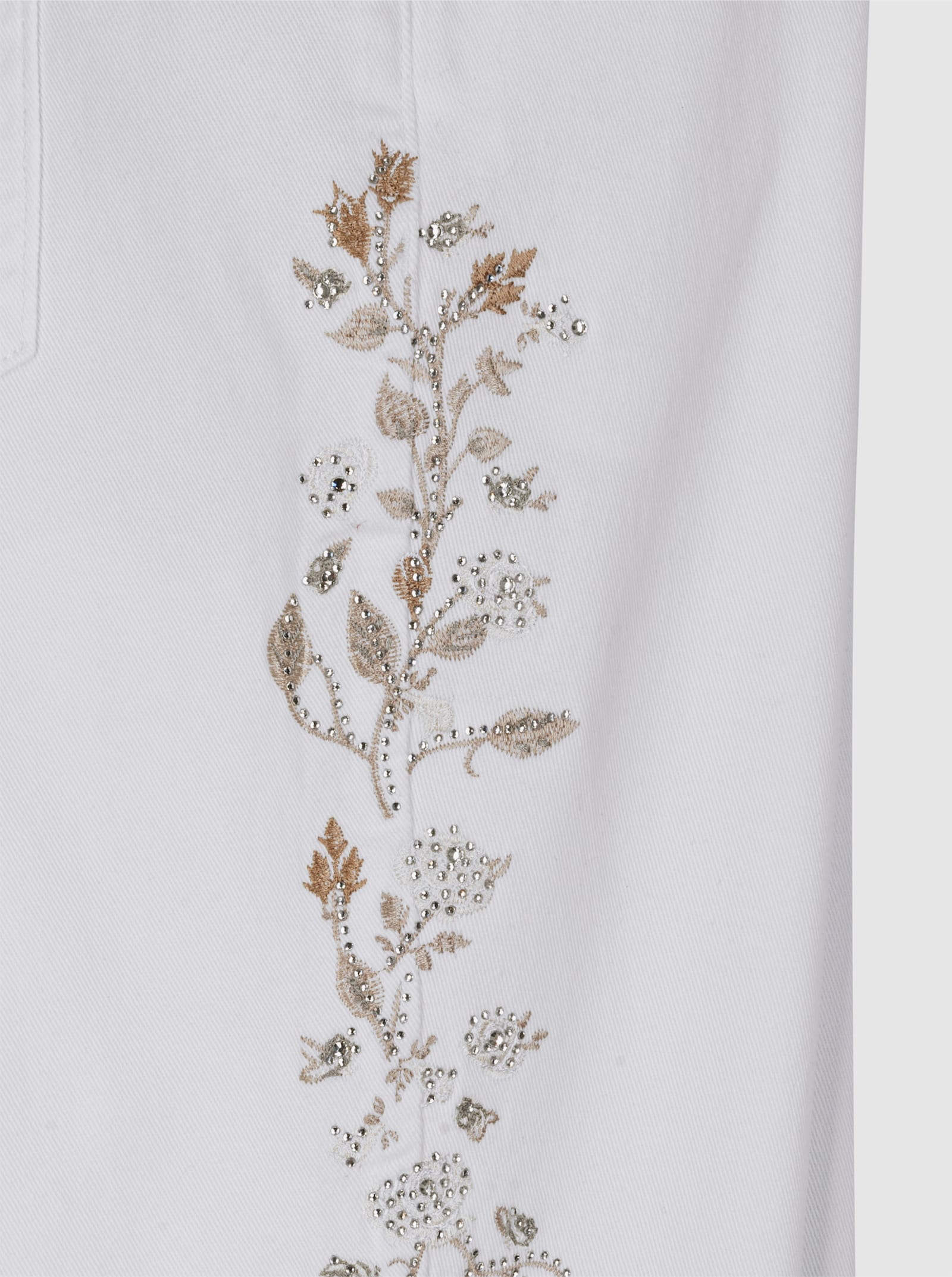 5-pocketjeans met push-up-effect - wit