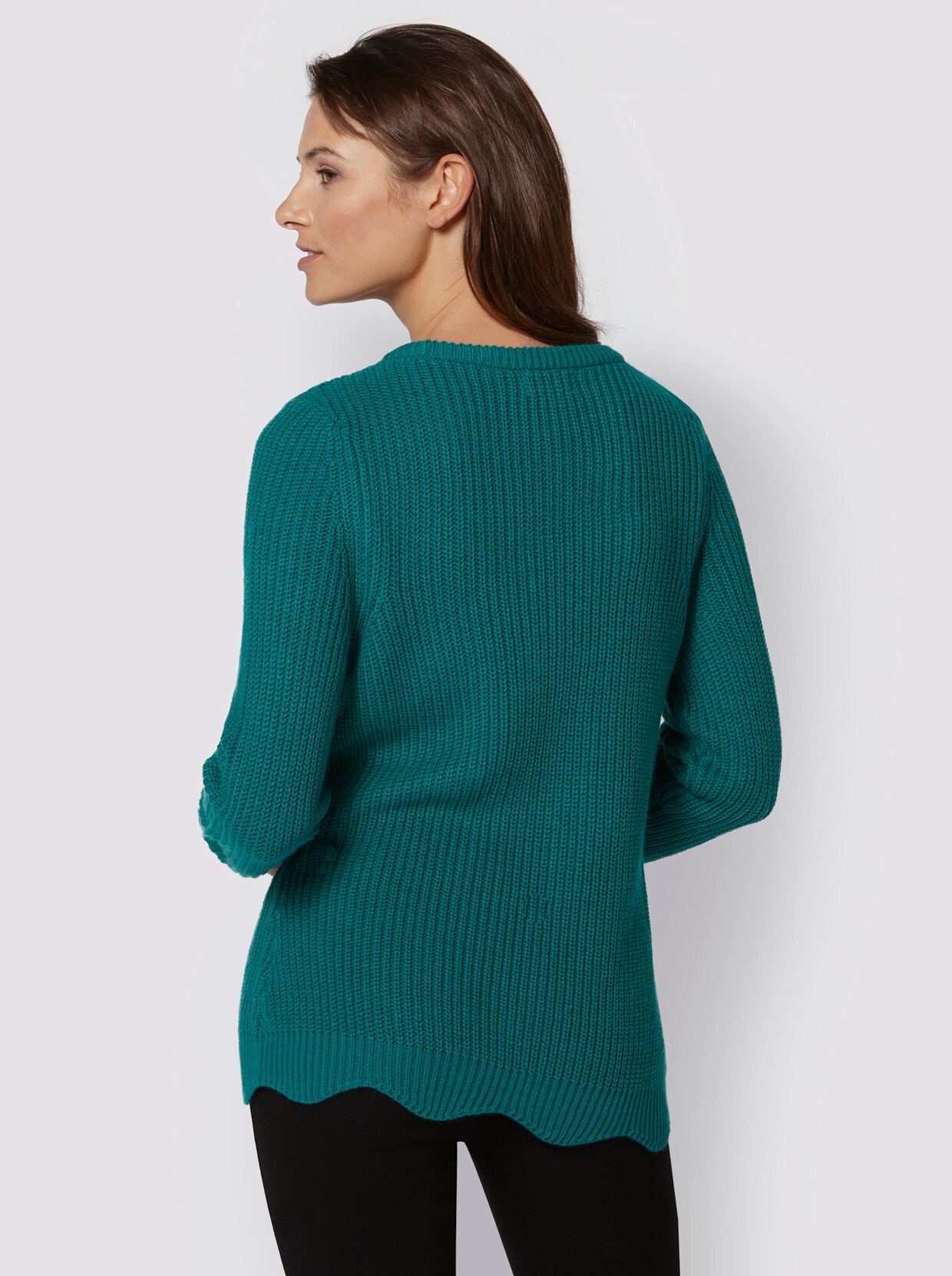 Pullover met lange mouwen - petrol