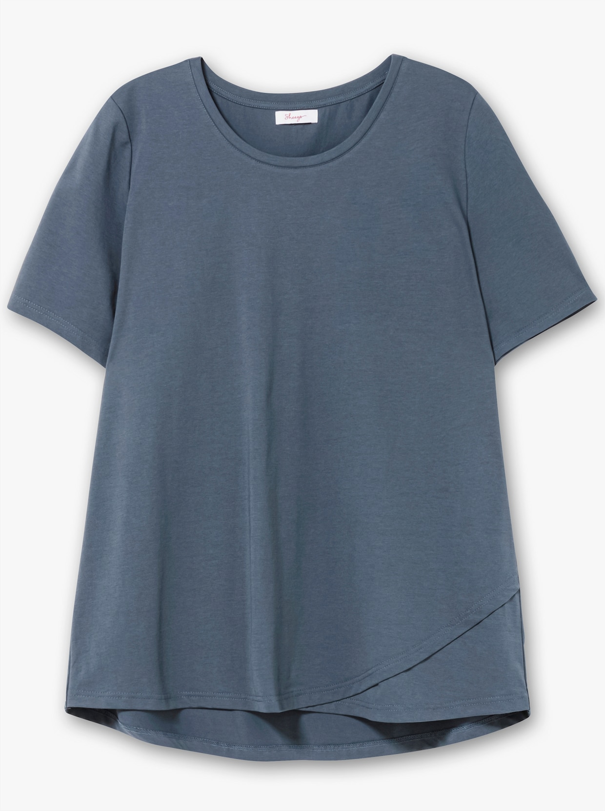 sheego T-Shirt - rauchgrau