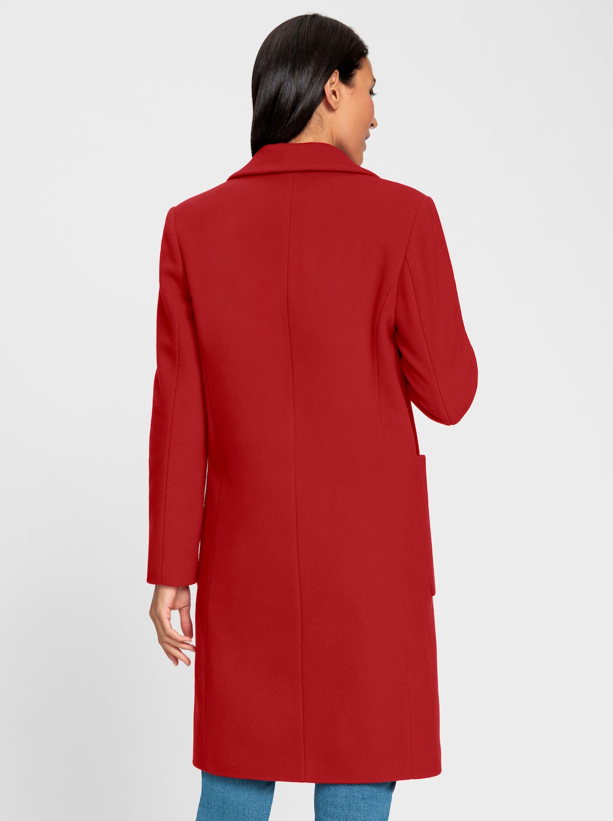 heine Korte mantel - rood