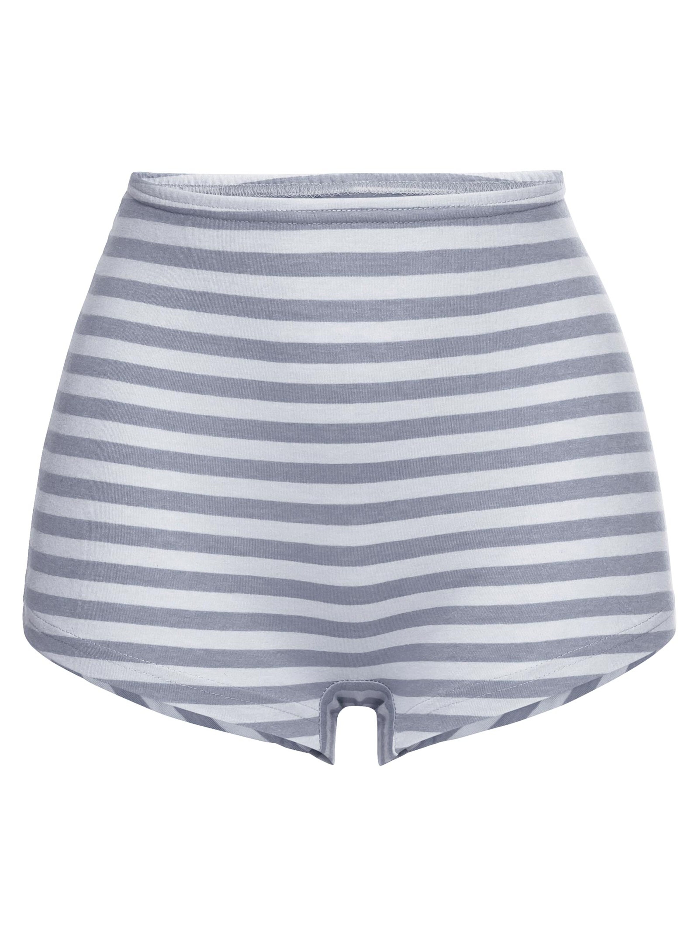 wäschepur Pants - grau-geringelt