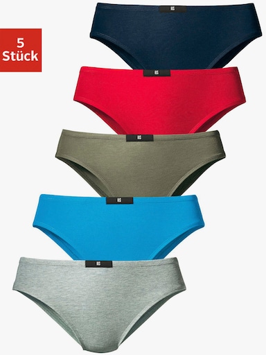 H.I.S Slip - marine, rouge, kaki, bleu, gris chiné