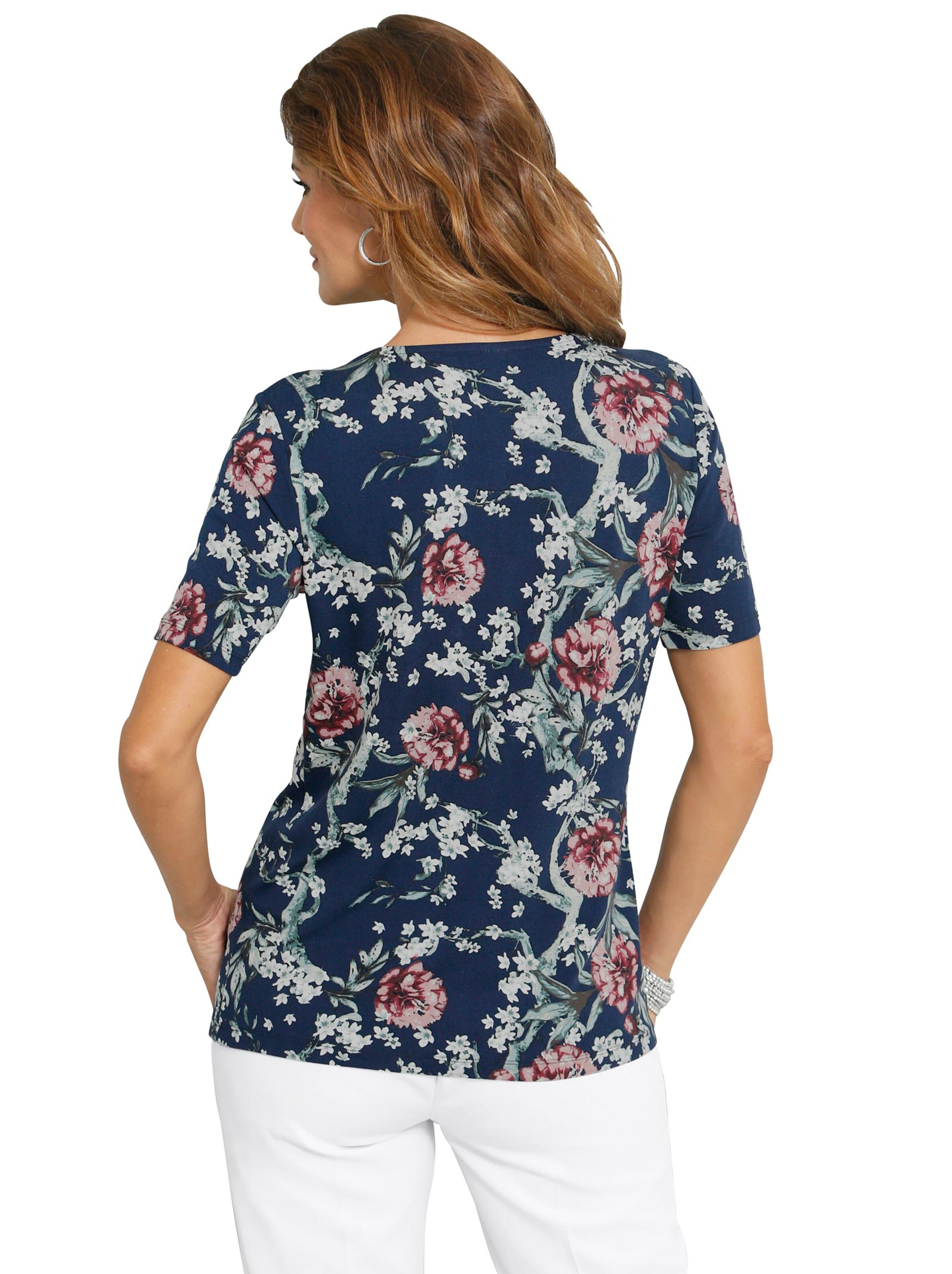 Fair Lady Shirt - marine-mint-bedruckt