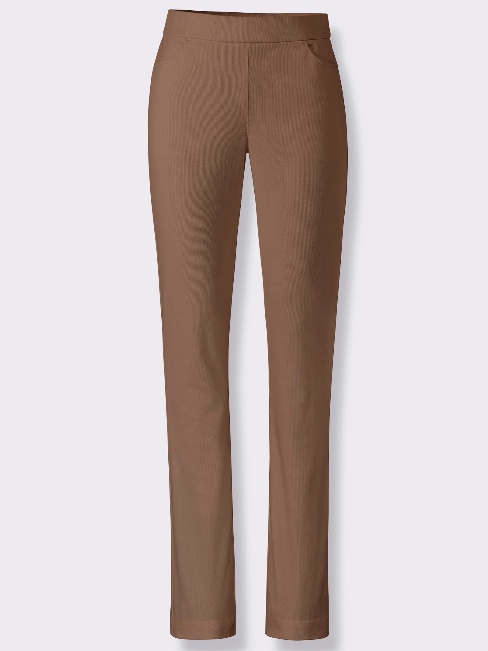 heine Cordhose mit Schlupfbund - braun