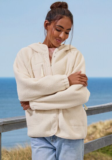 Vivance Active by Lascana Fleecejacke - beige
