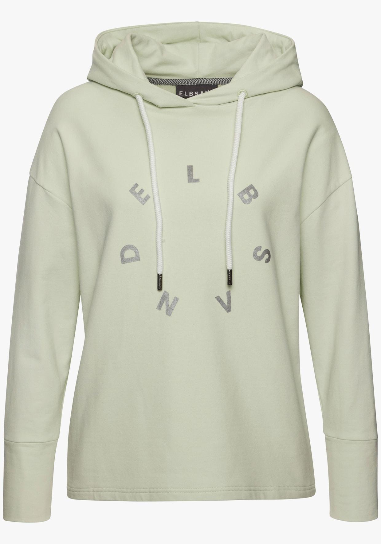 Elbsand Sweatshirt met capuchon - pastelgroen