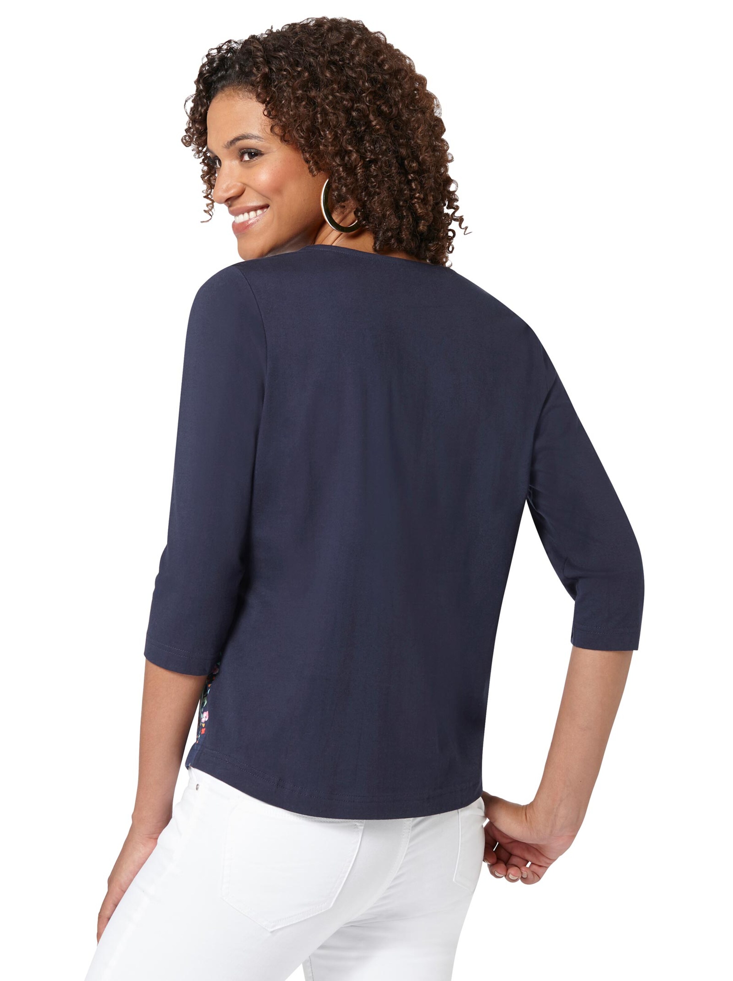 Shirt - marine-gemustert