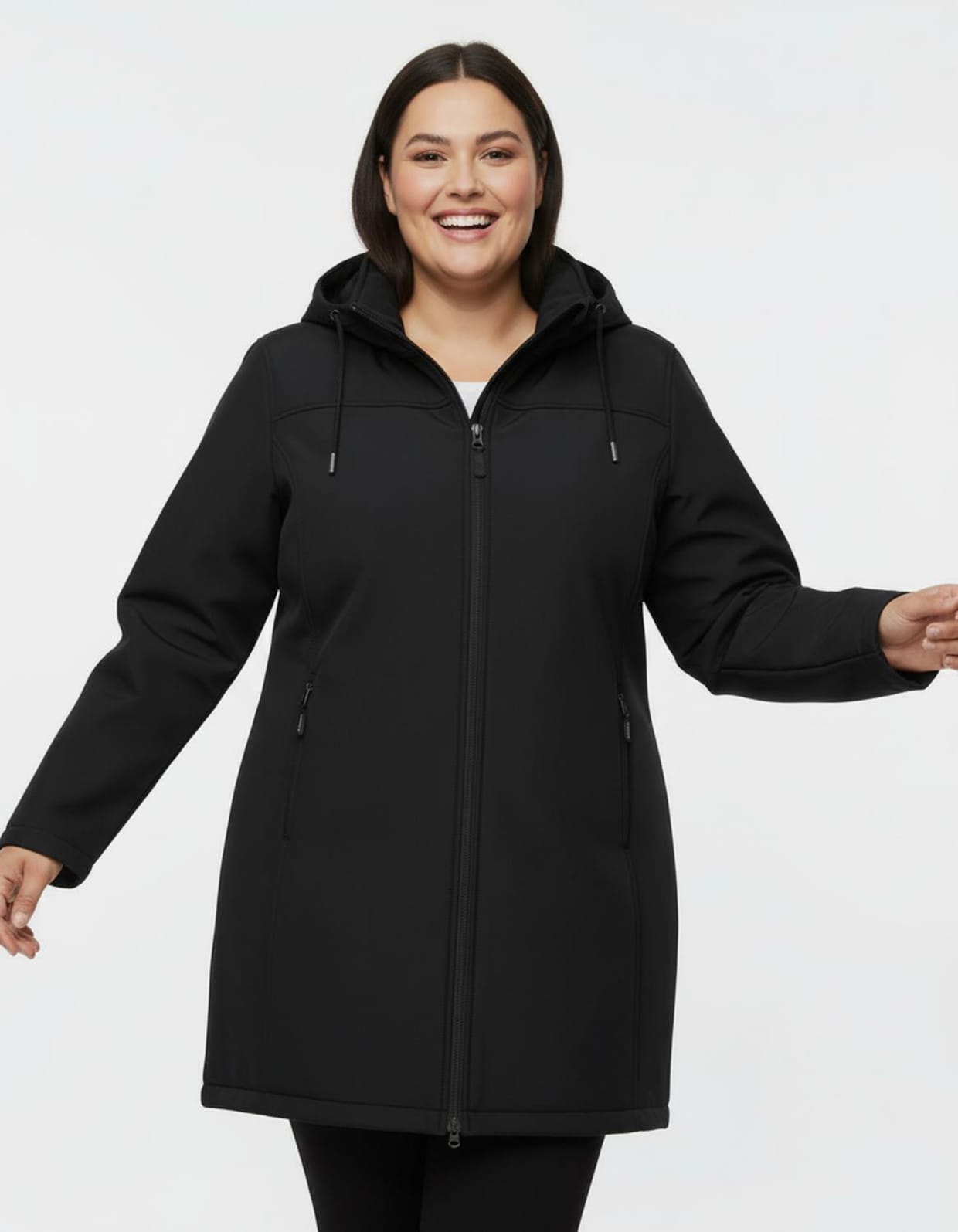 Softshelljacke - schwarz