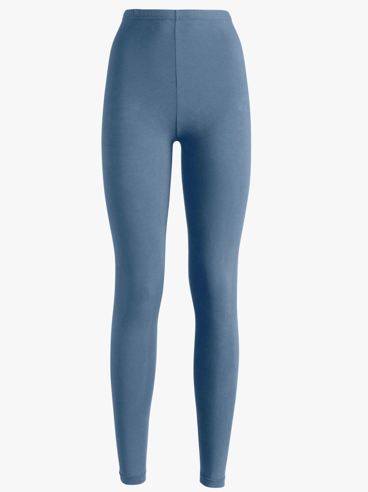 wäschepur Lange legging - zwart + jeansblauw