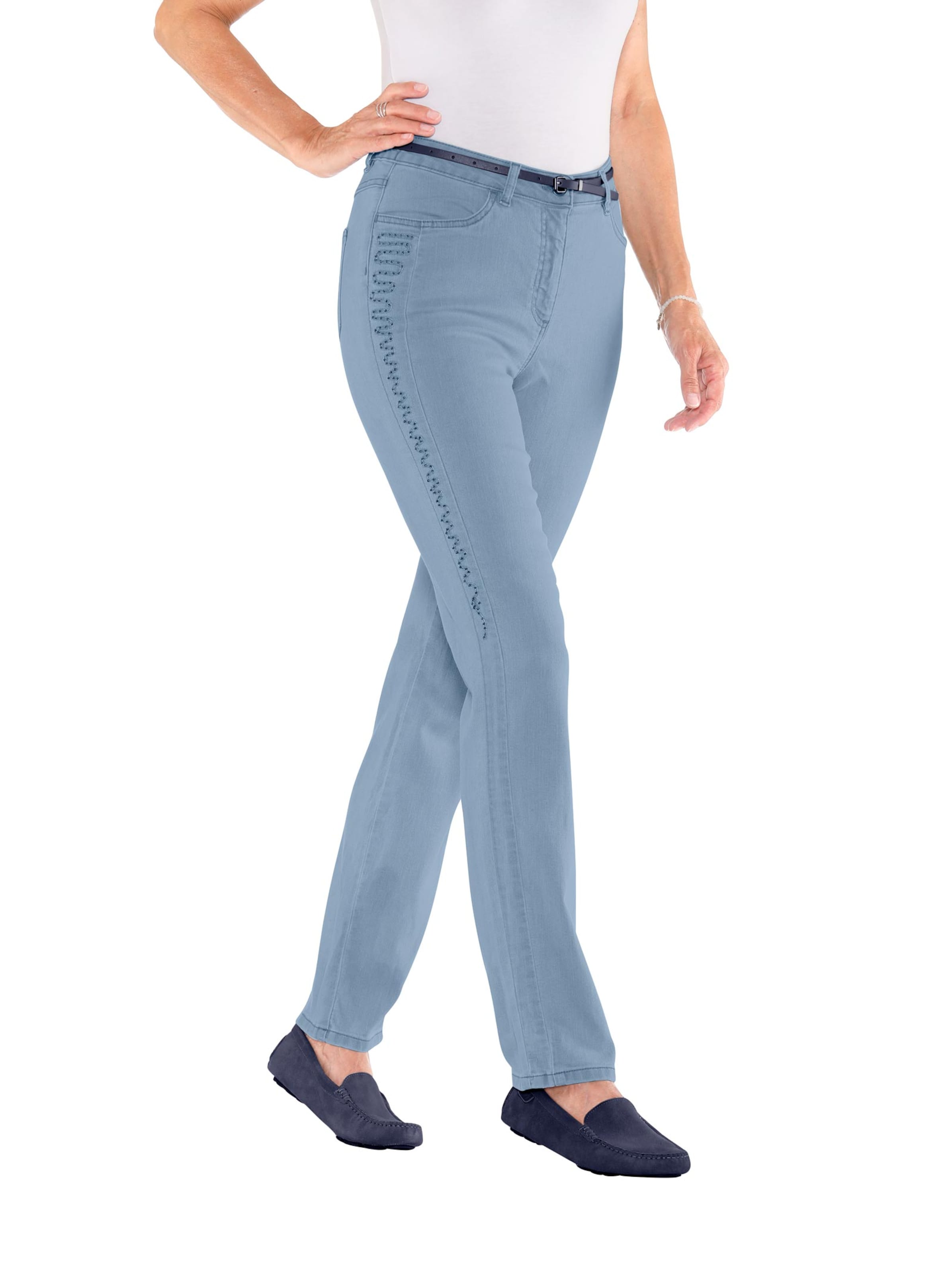 Jeans - blue-bleached