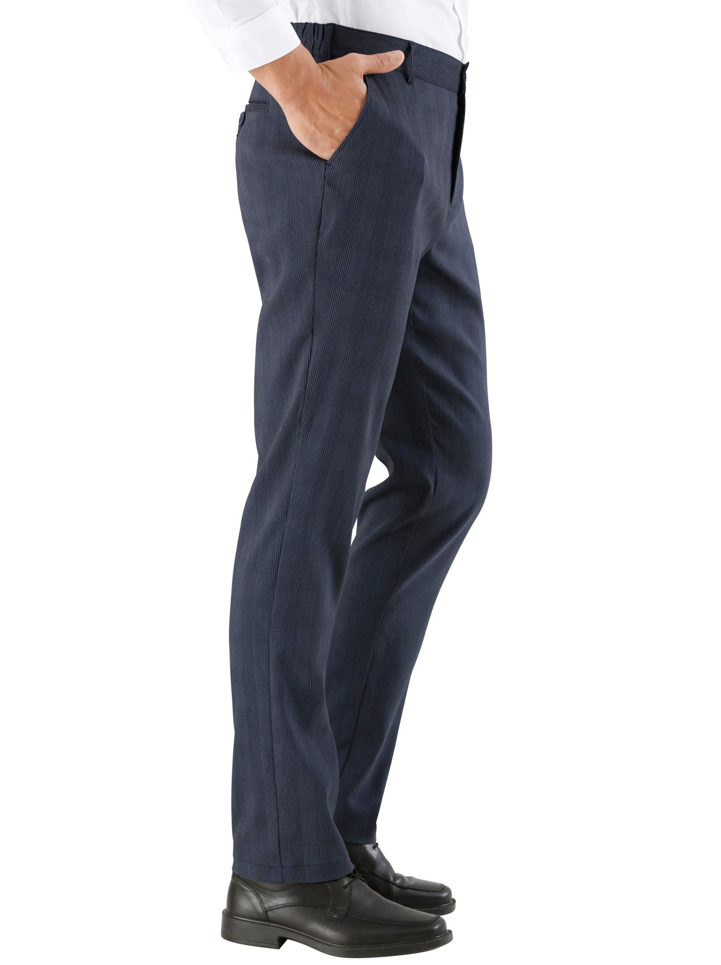 Hose - anthrazit-kariert