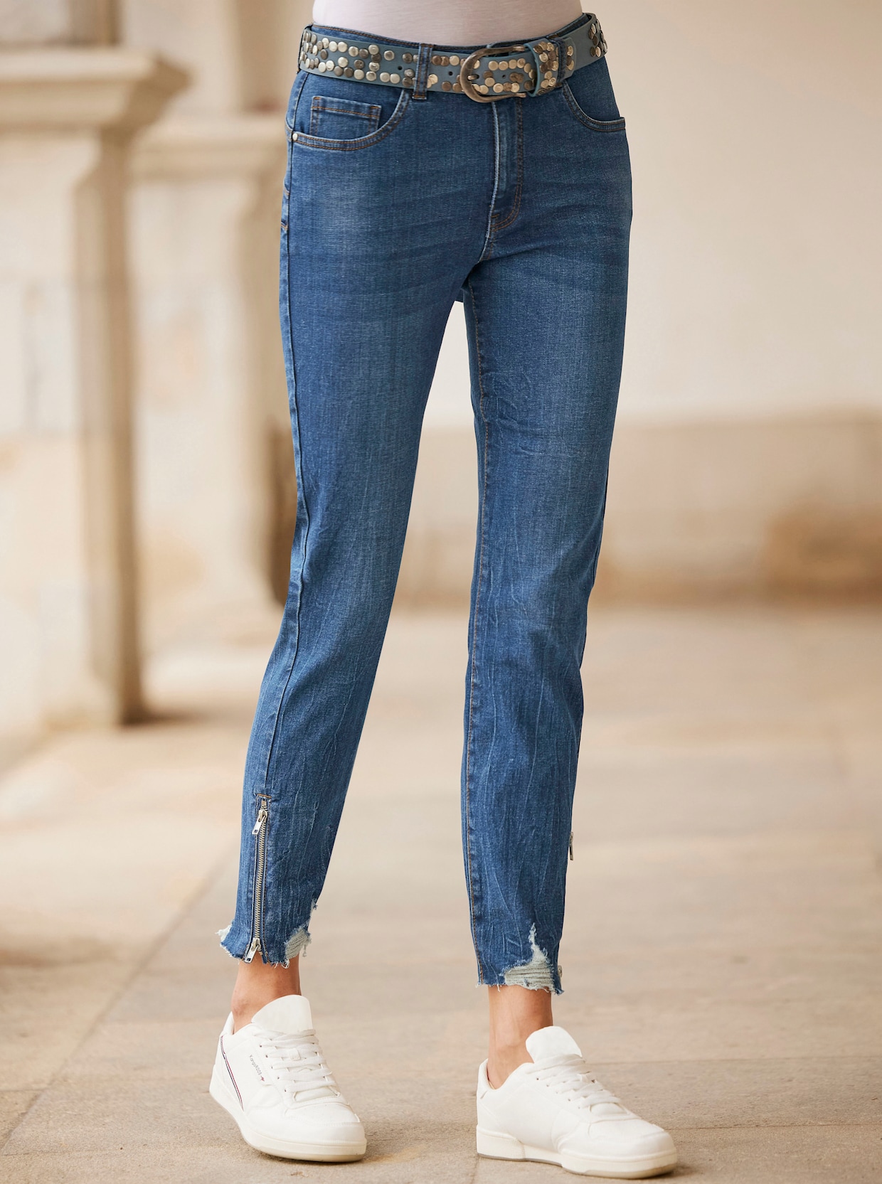 heine jeans - blue-bleached
