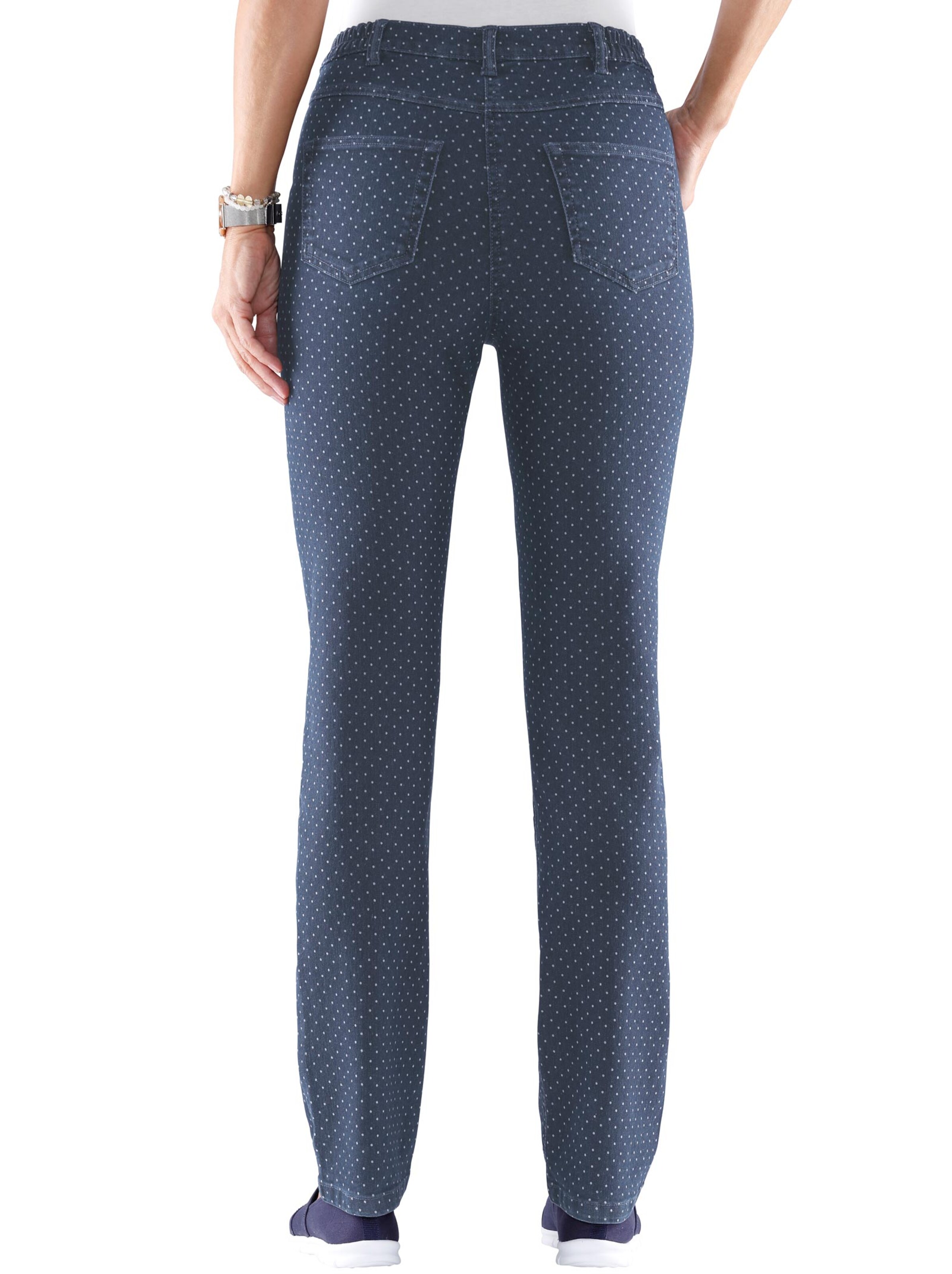 Jeans - blue-stone-getupft