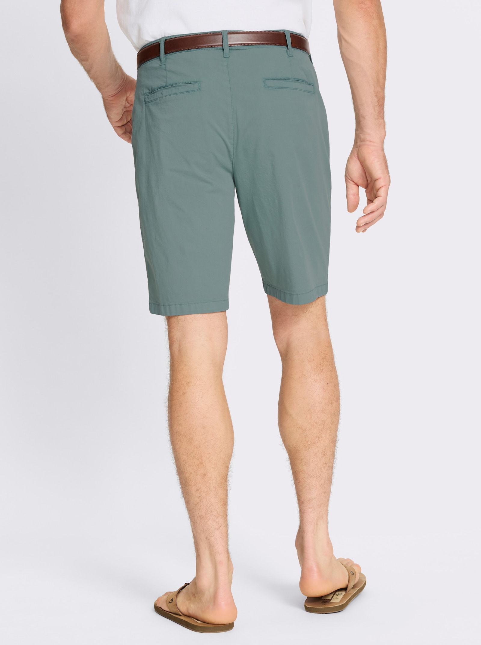 Marco Donati Bermudas aus Twill-Qualität - jade