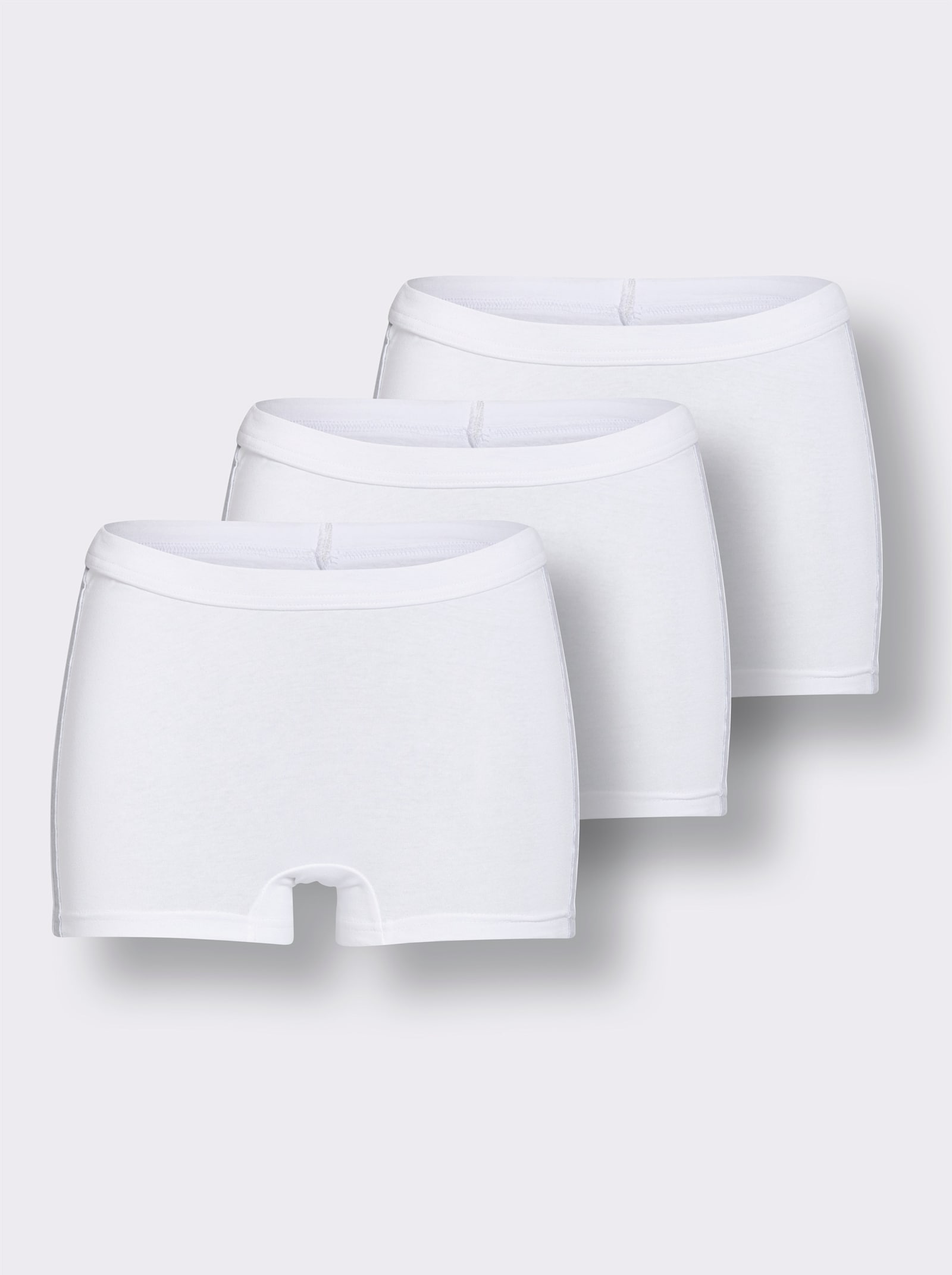 wäschepur Longpanty im Vorteilspack - weiss