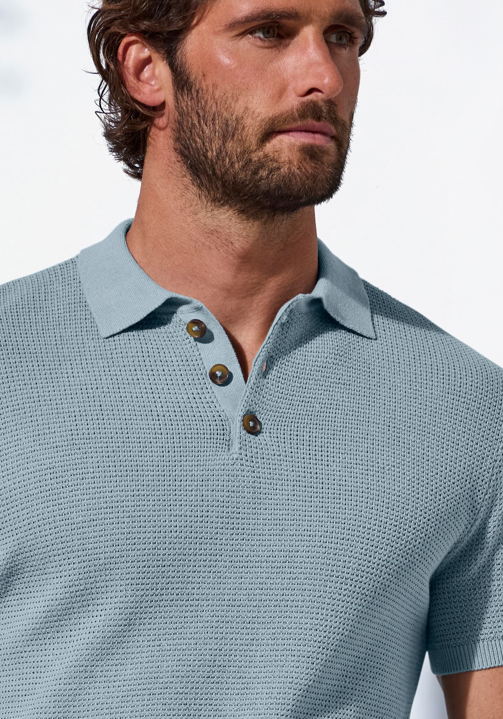 John Devin Poloshirt - blau