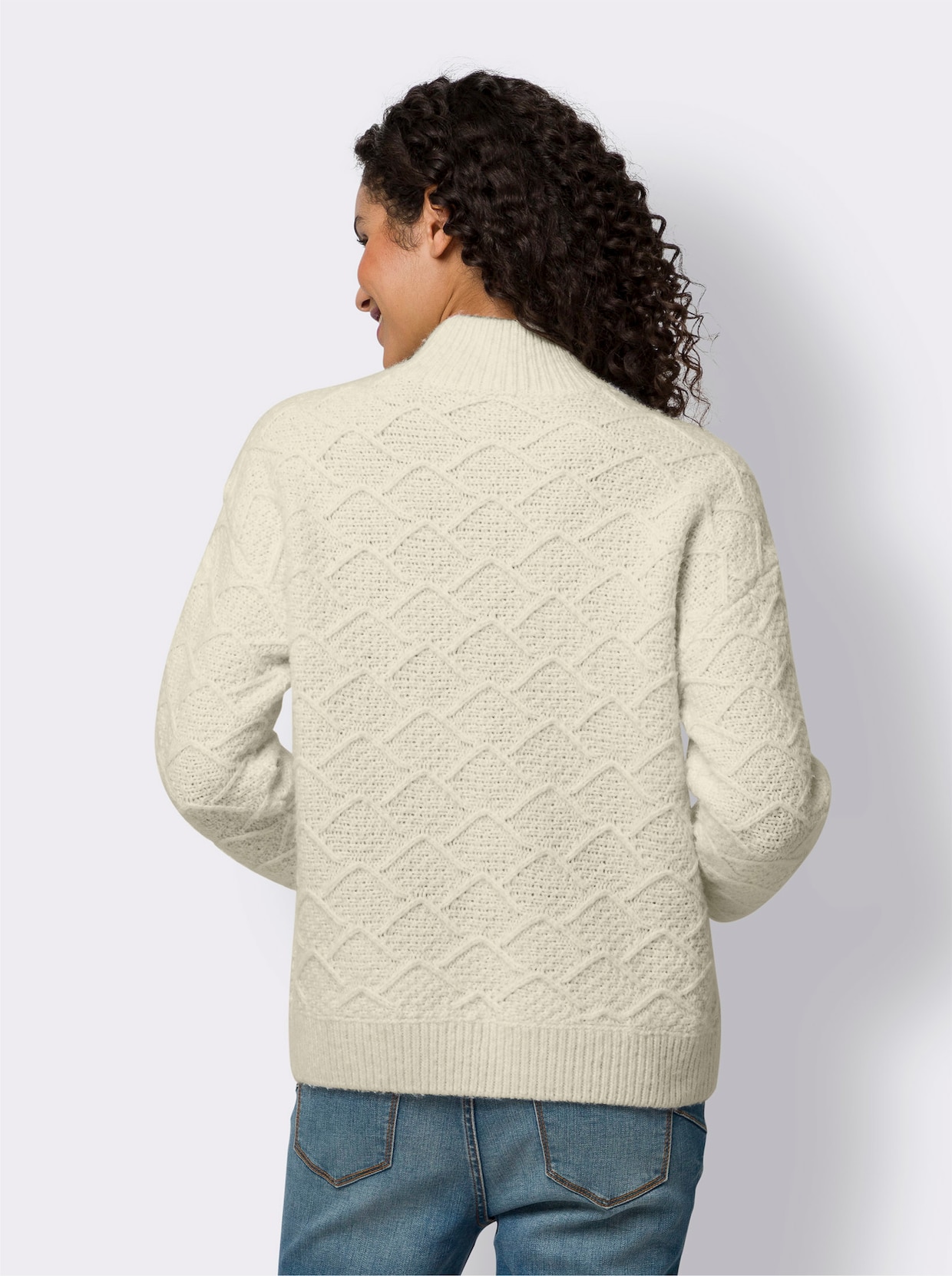 heine Gebreide pullover - champagne