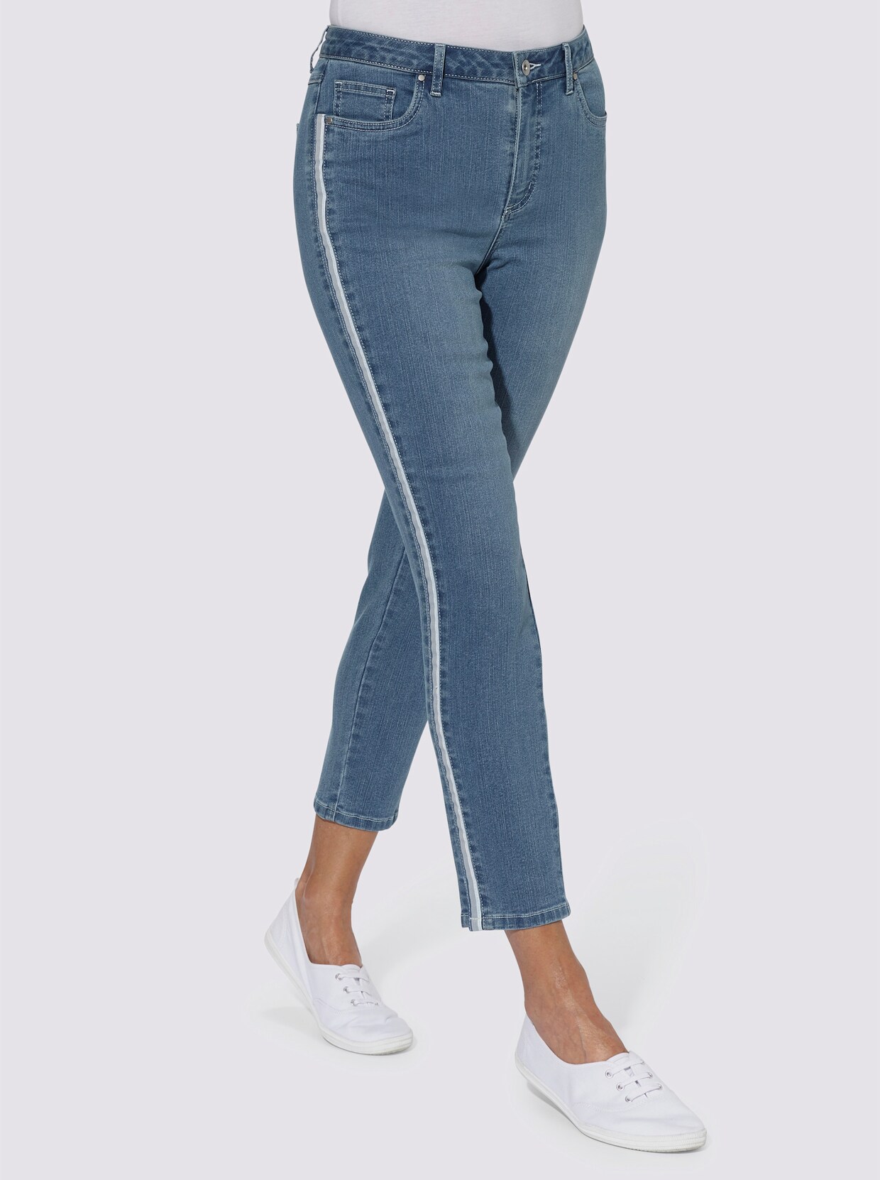 7/8-Jeans - blue-bleached