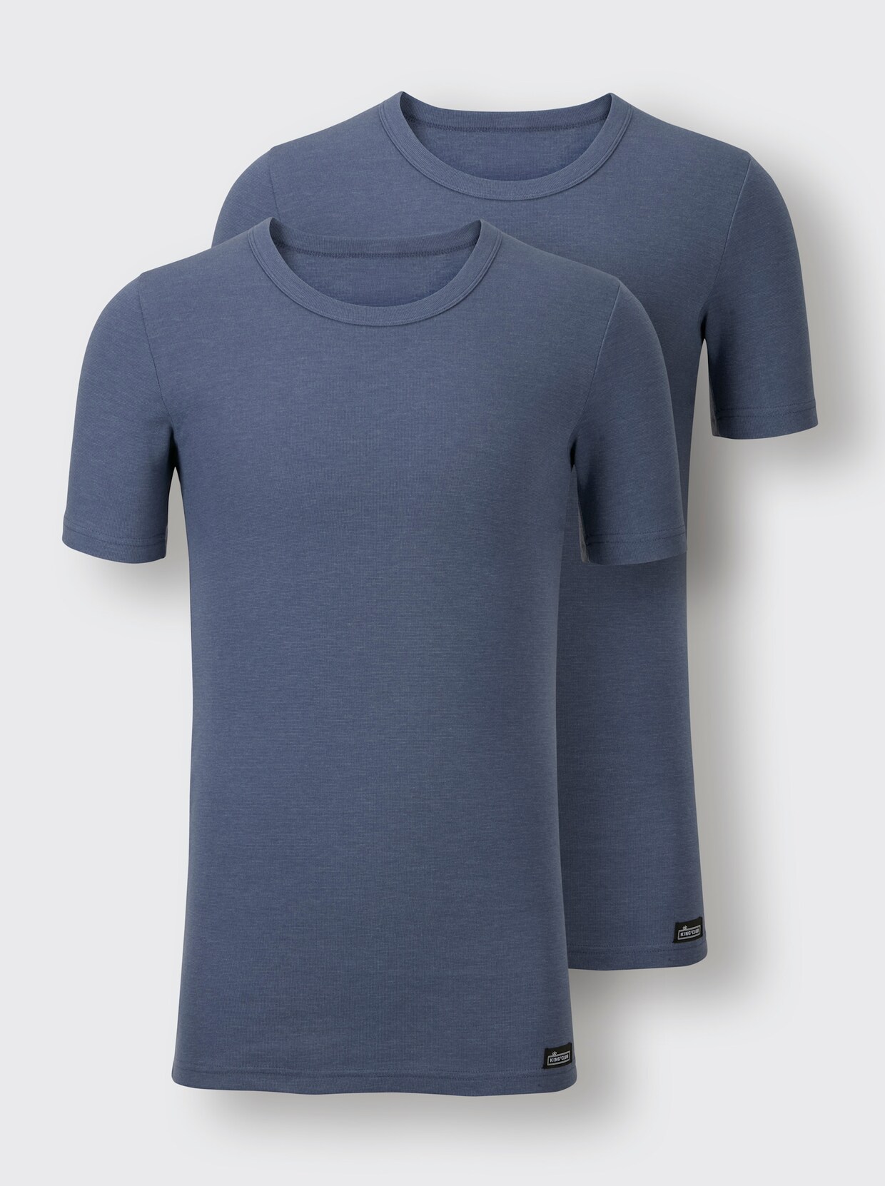 KINGsCLUB shirt - rookblauw