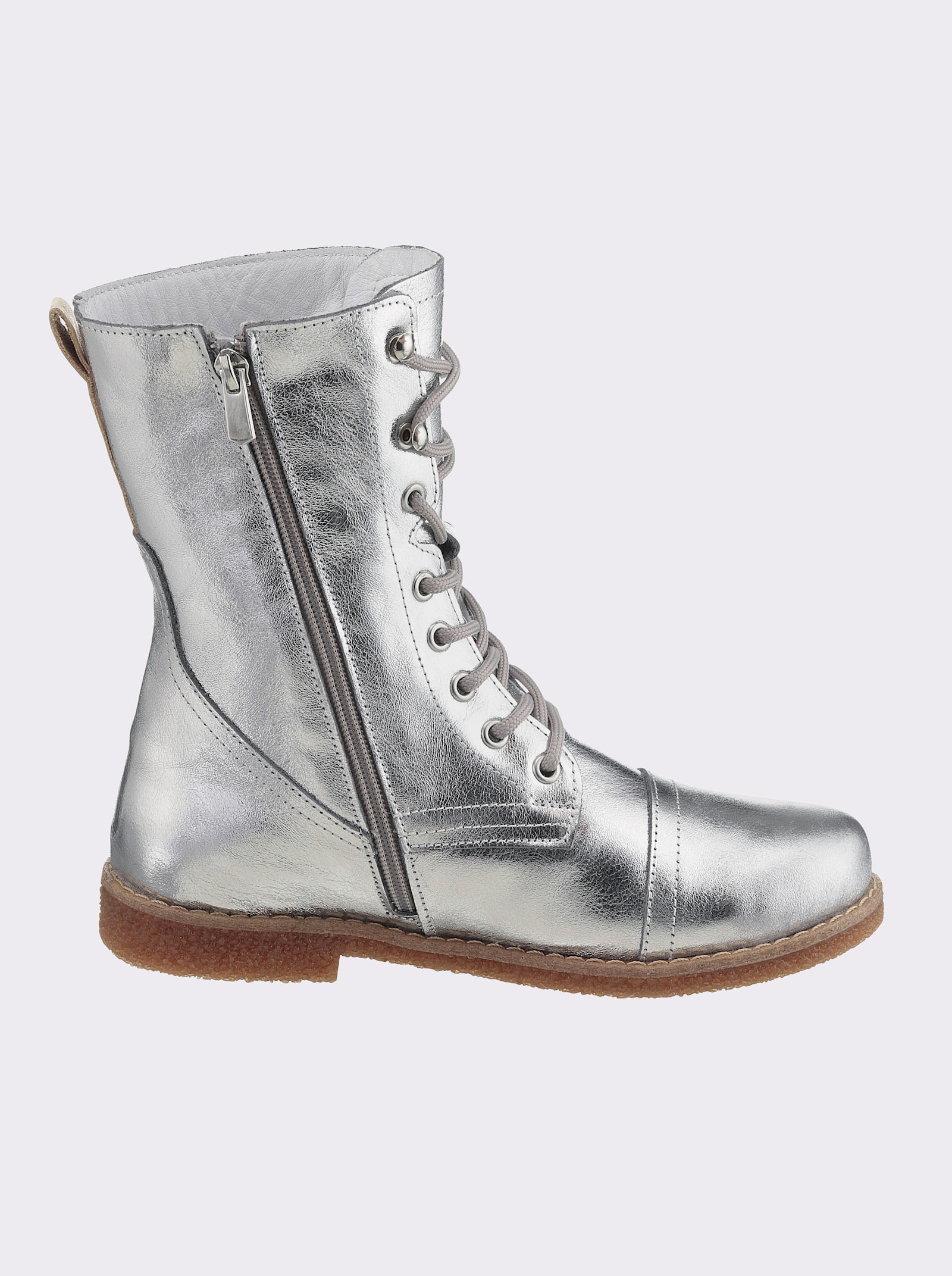Andrea Conti Schnürstiefelette - silberfarben