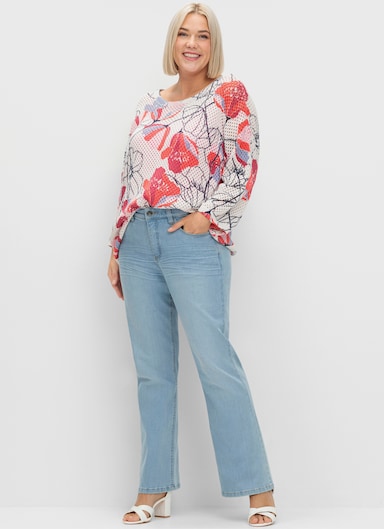 sheego Bootcut-Jeans - light blue-denim