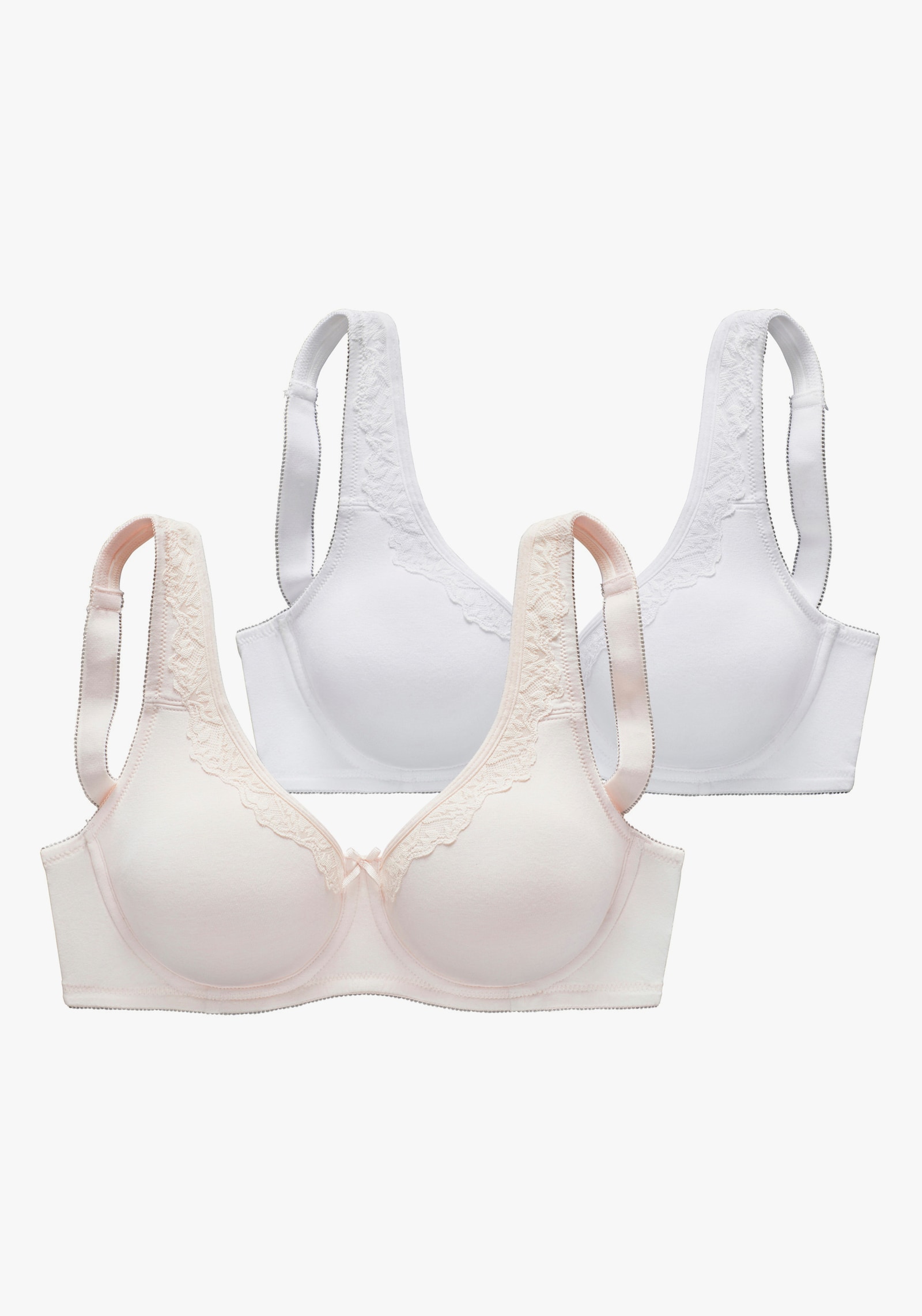 Nuance Soutien-gorge minimiseur - poudre + blanc