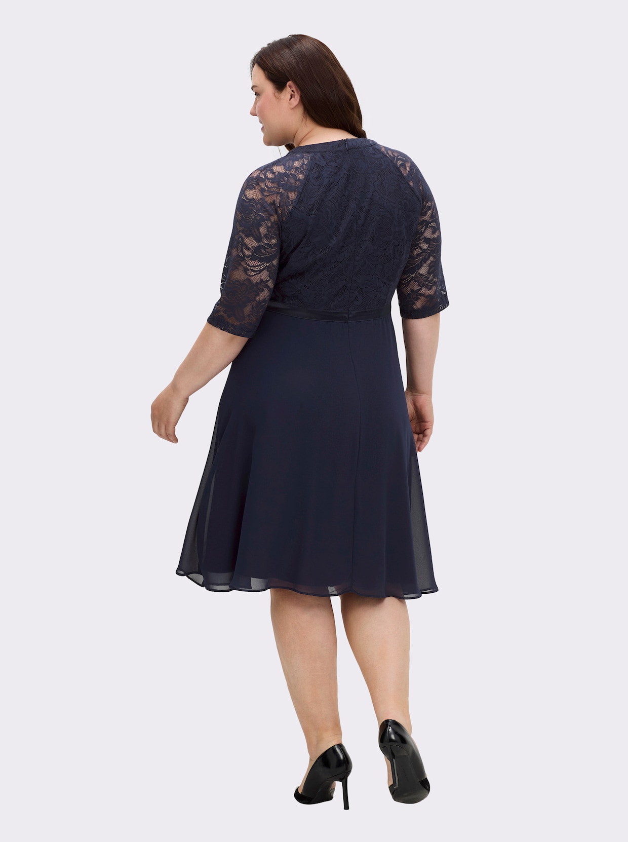 Spitzenkleid - marine