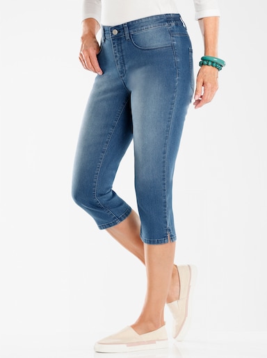 Capri-jeans - blue-bleached