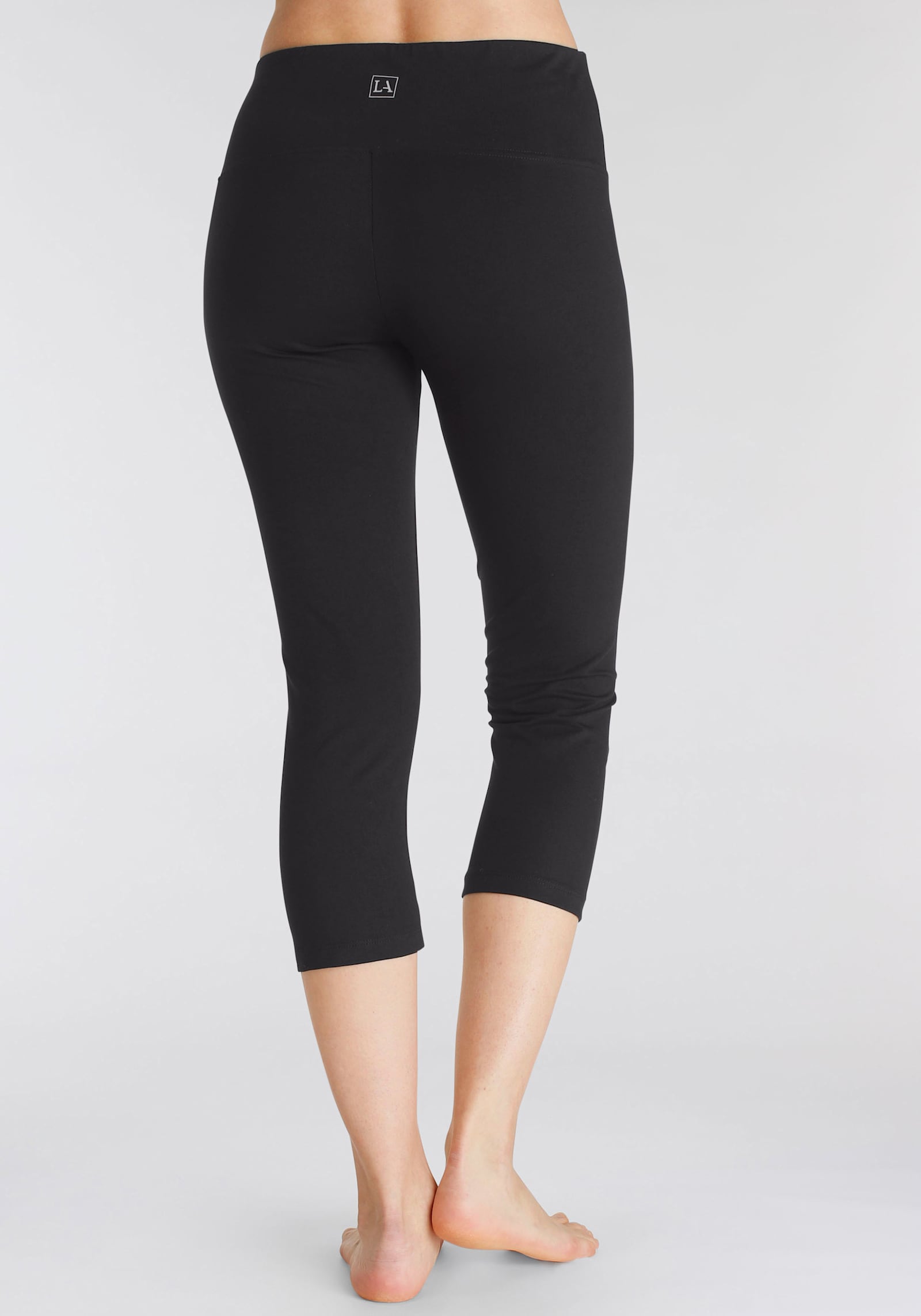 LASCANA ACTIVE 3/4-Leggings - schwarz