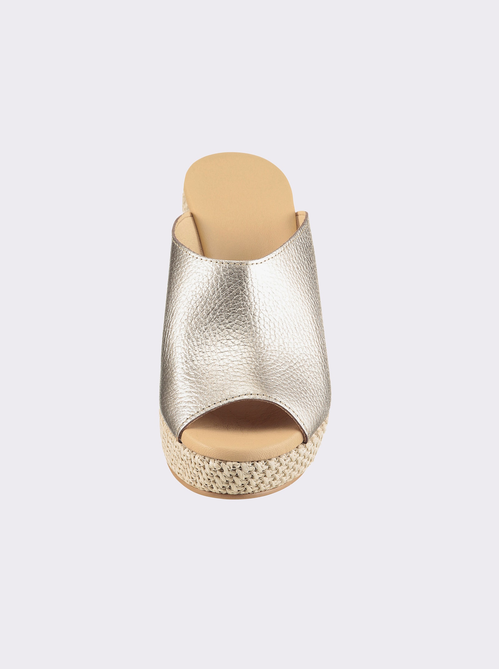 heine Pantolette - bronzefarben-beige