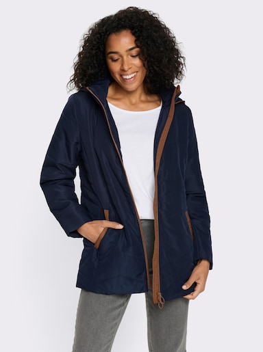 Steppjacke mit Rautensteppung - marine