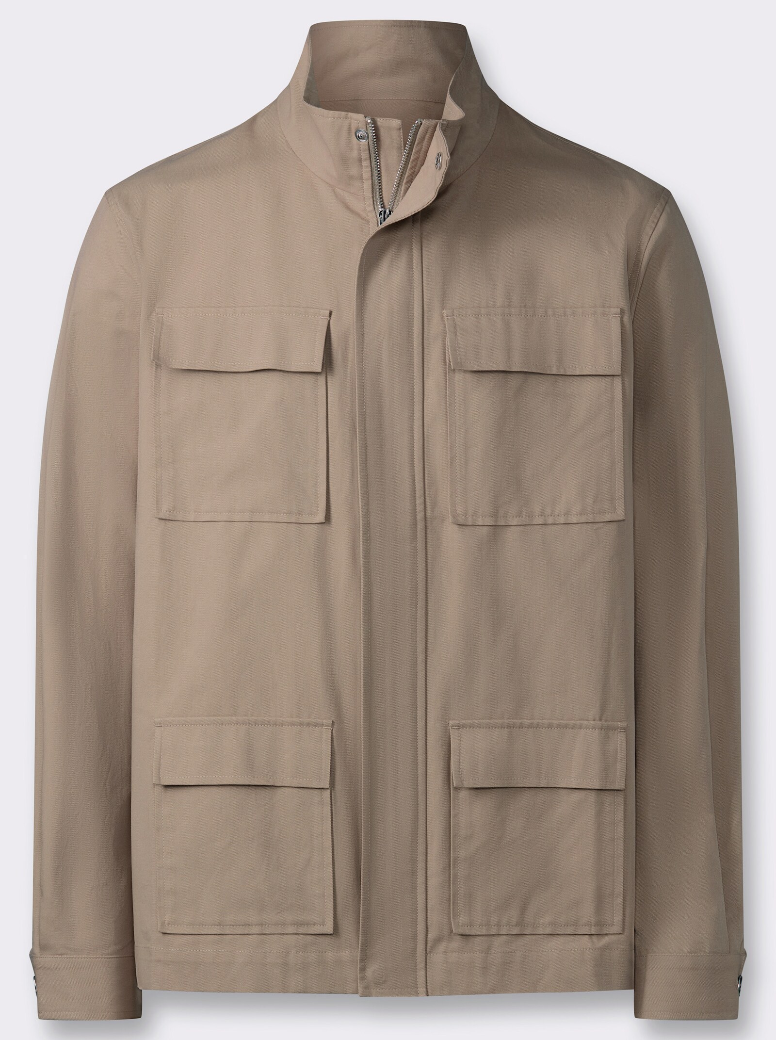 Marco Donati Jacke im Baumwoll-Lyocell-Mix - sesam